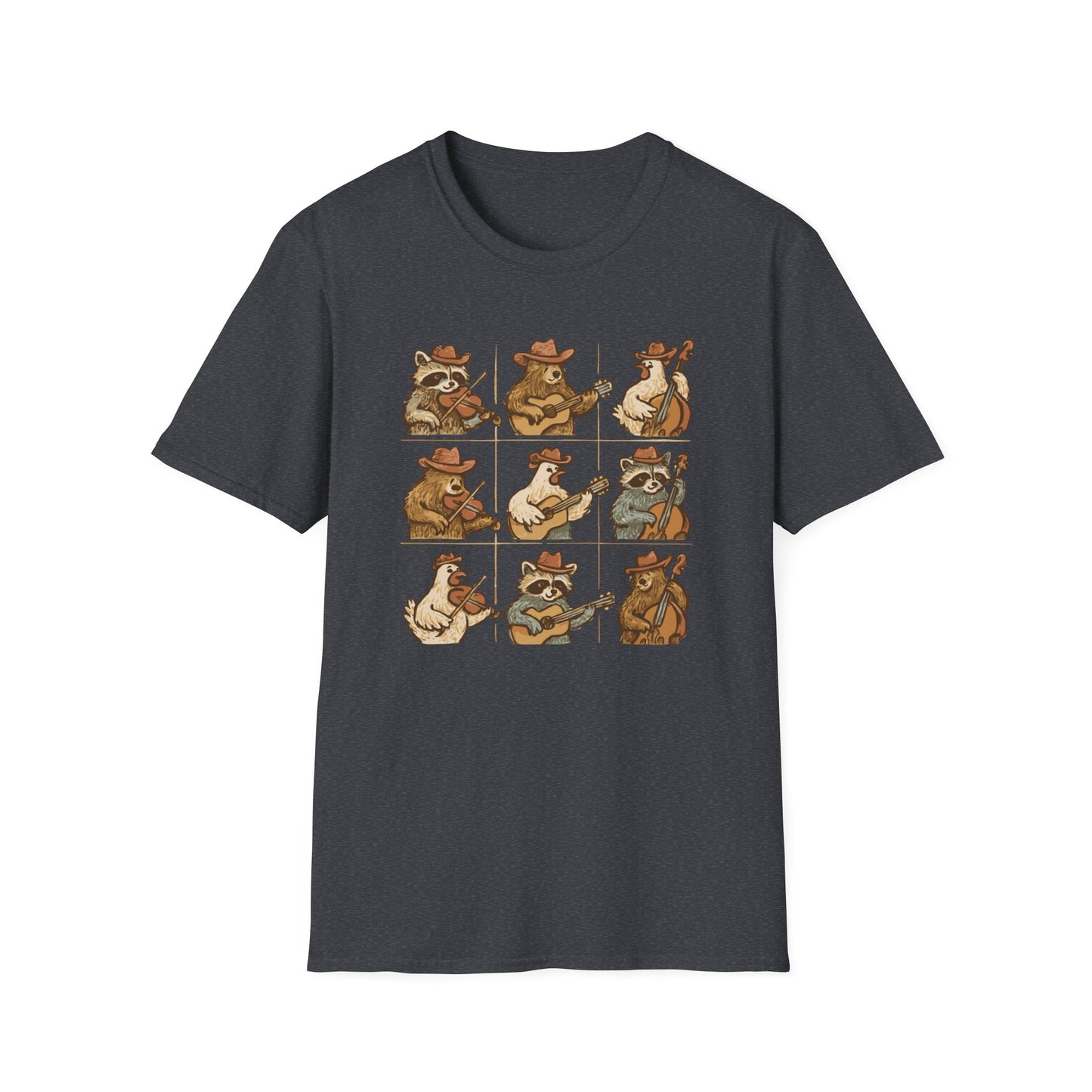 Whimsical Animal Band T-Shirt
