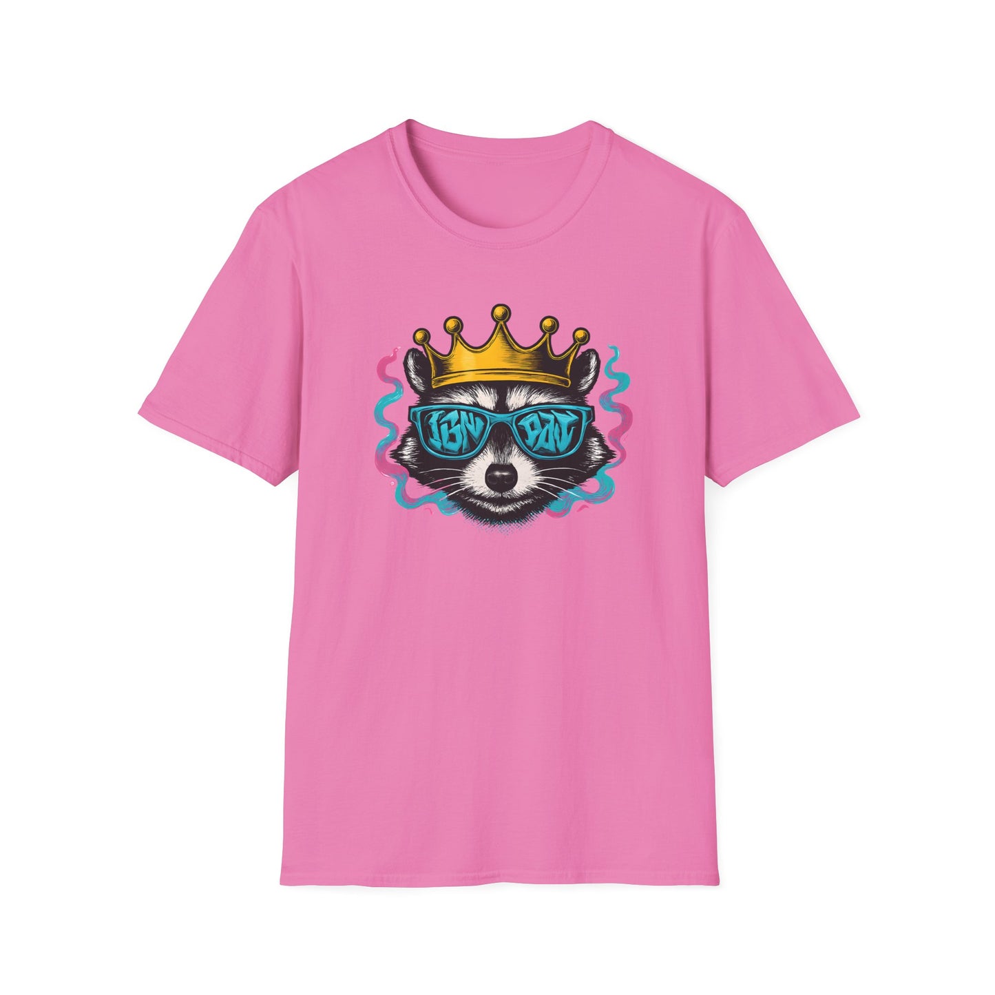 Silly Raccoon With Crown T Shirt
