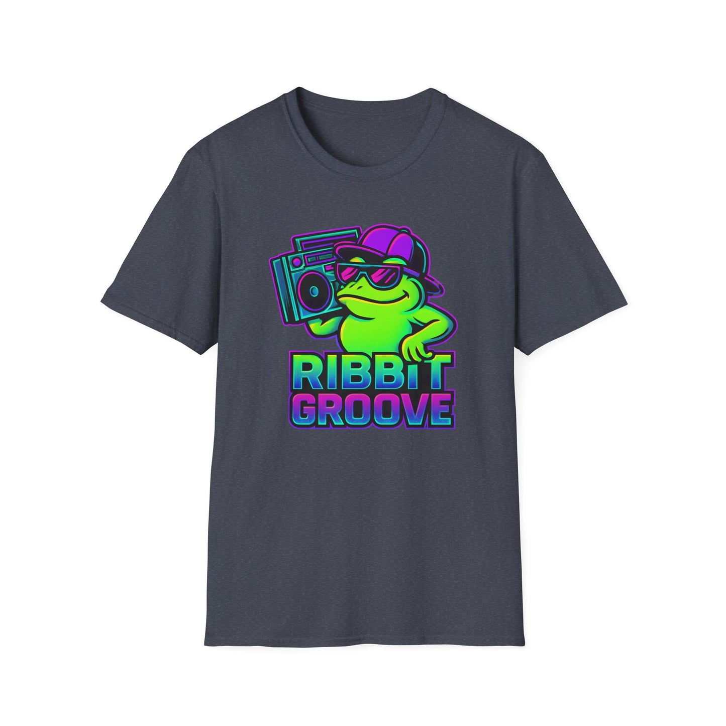 Ribbit Groove Frog With Boom Box T Shirt