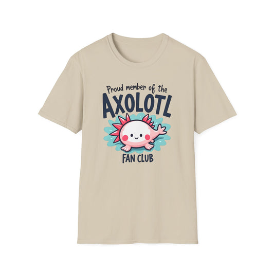 Axolotl Fan Club T Shirt