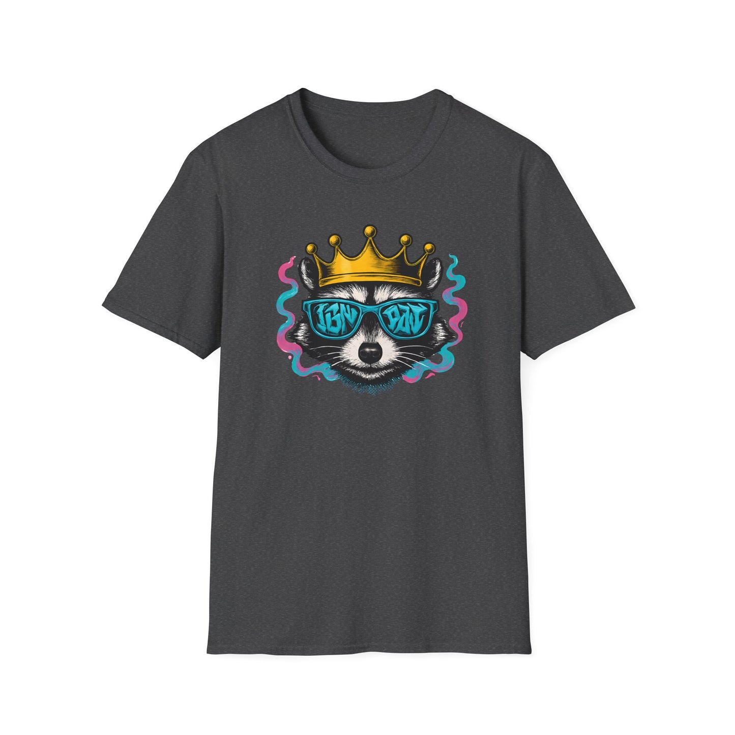 Silly Raccoon With Crown T Shirt