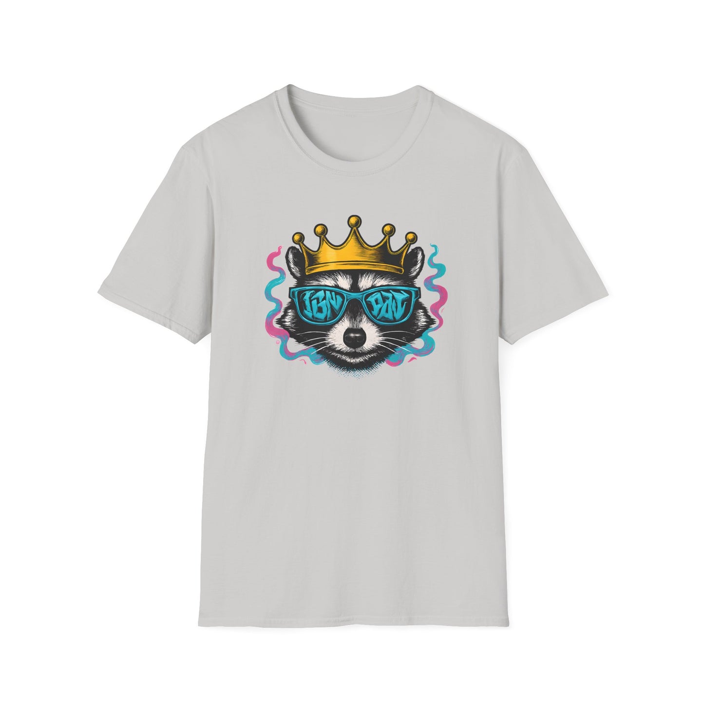 Silly Raccoon With Crown T Shirt