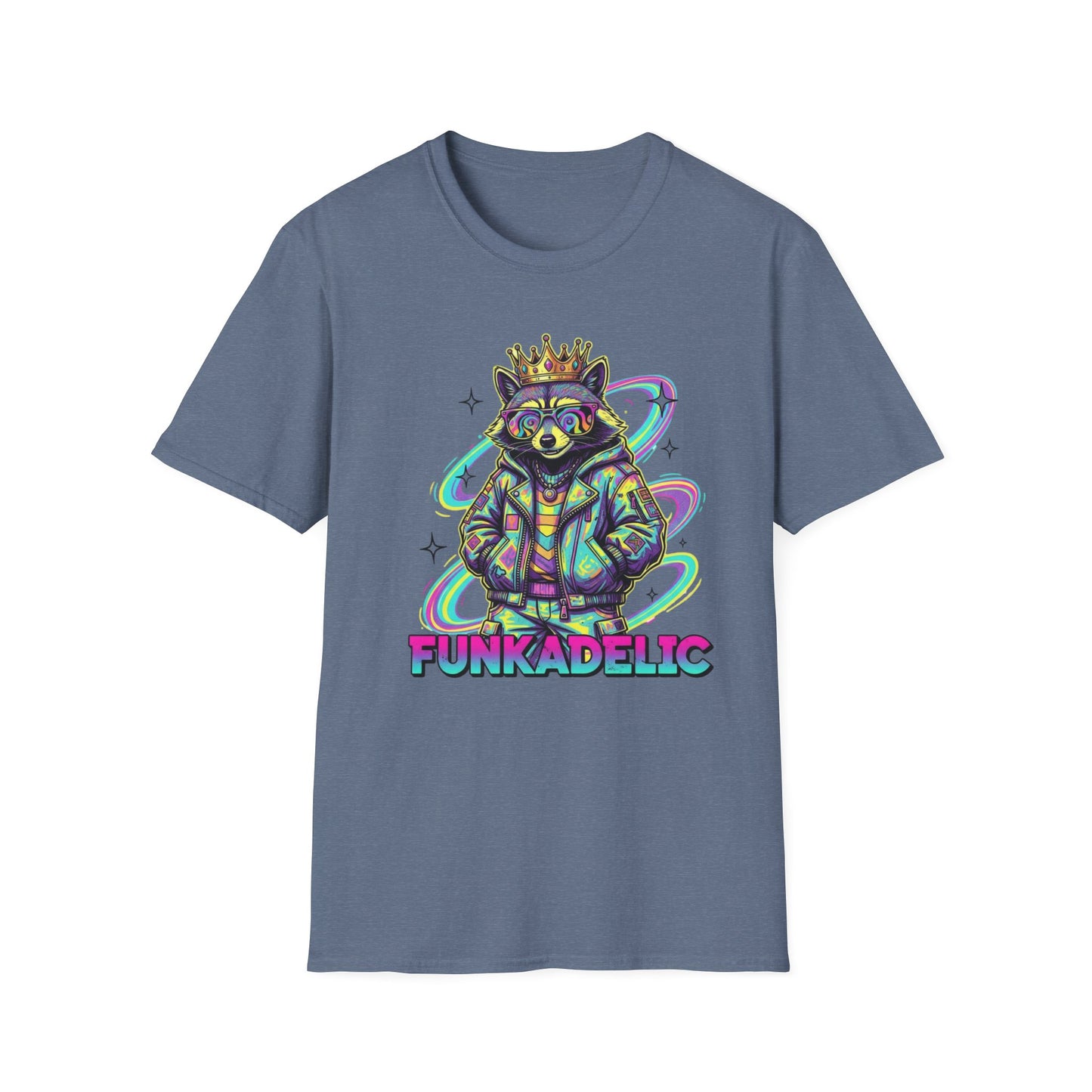 Funkedelic Raccoon With Sunglasses and Jacket T Shirt