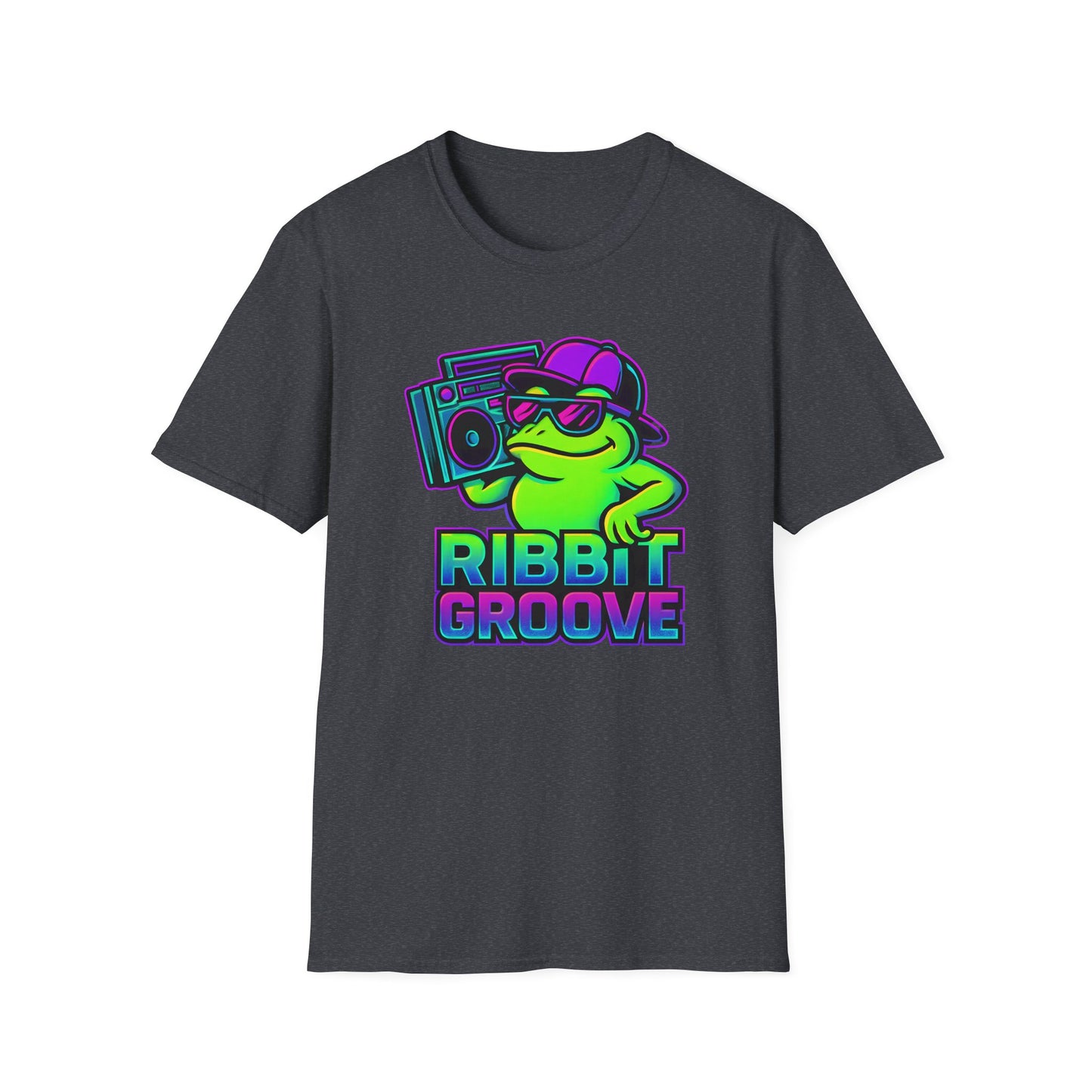 Ribbit Groove Frog With Boom Box T Shirt