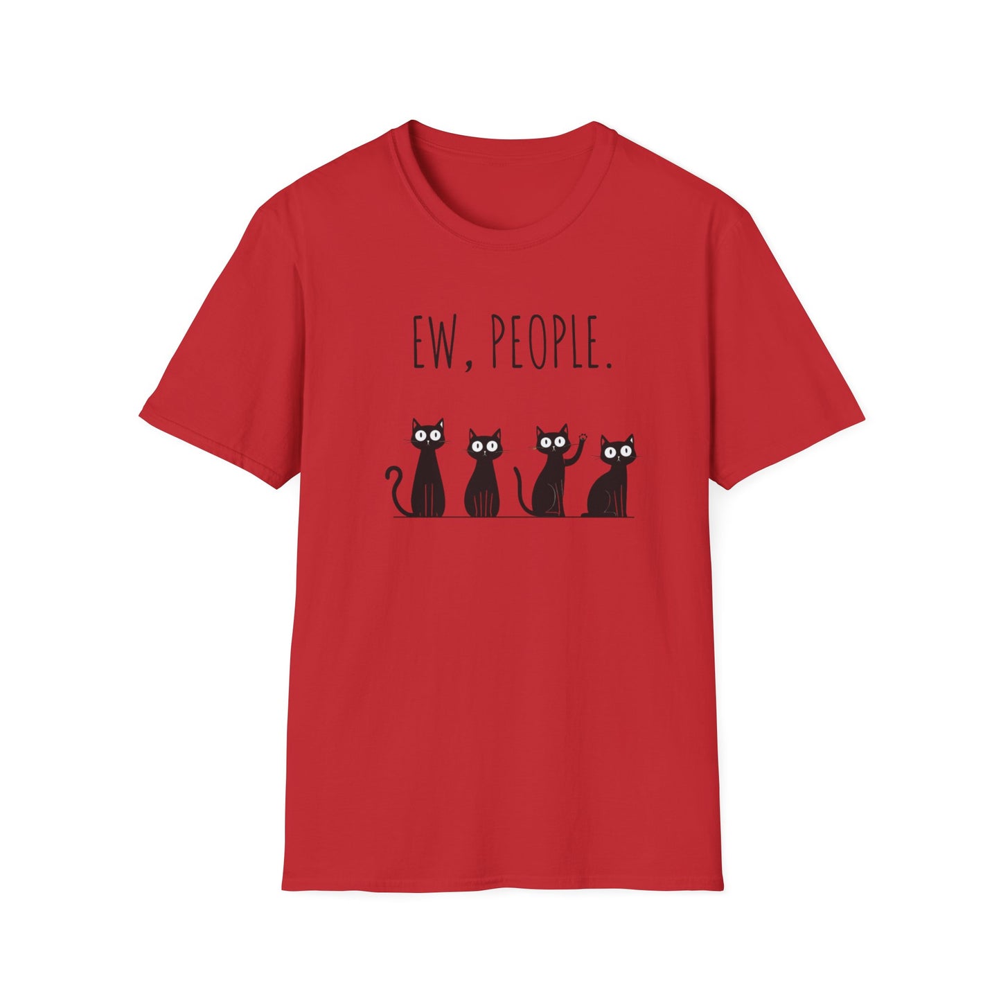 Ew People With Black Cats T Shirt