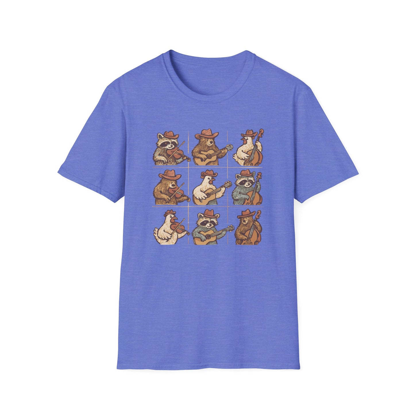 Whimsical Animal Band T-Shirt