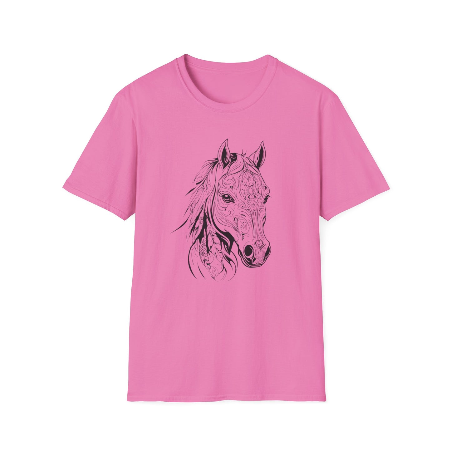 Detailed Mandela Pony Head T Shirt