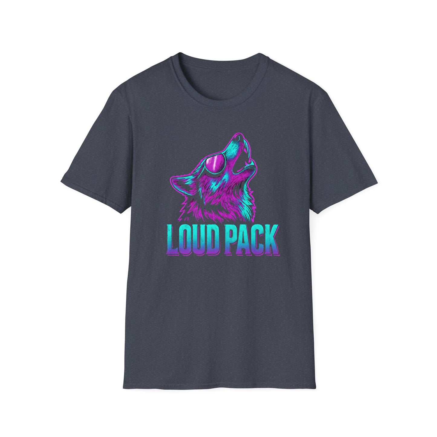 Loud Wolf  Pack T Shirt