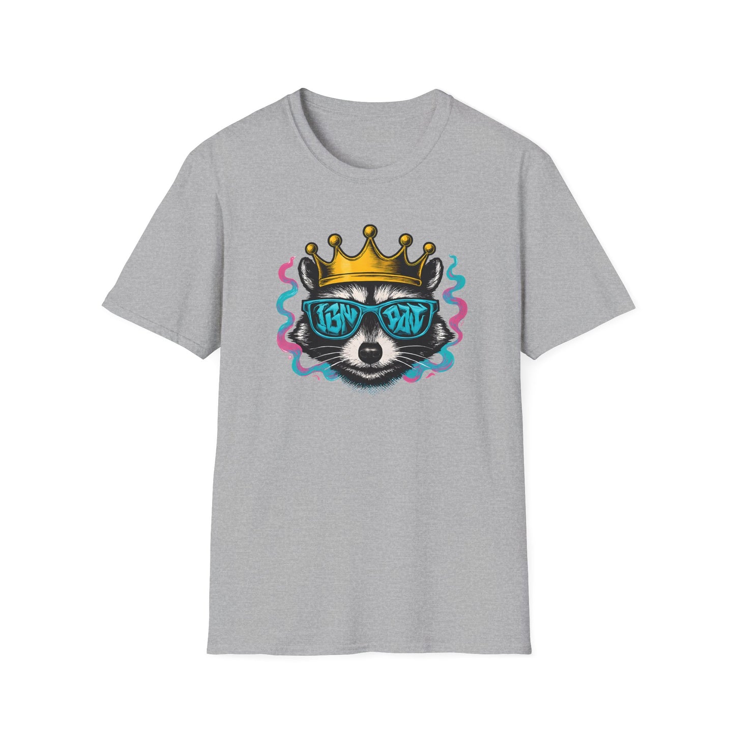 Silly Raccoon With Crown T Shirt