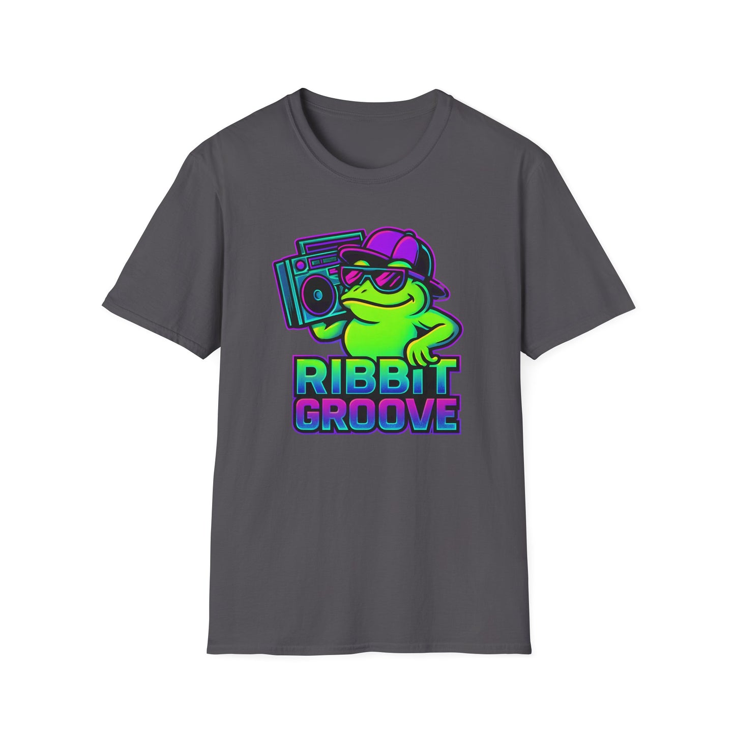 Ribbit Groove Frog With Boom Box T Shirt
