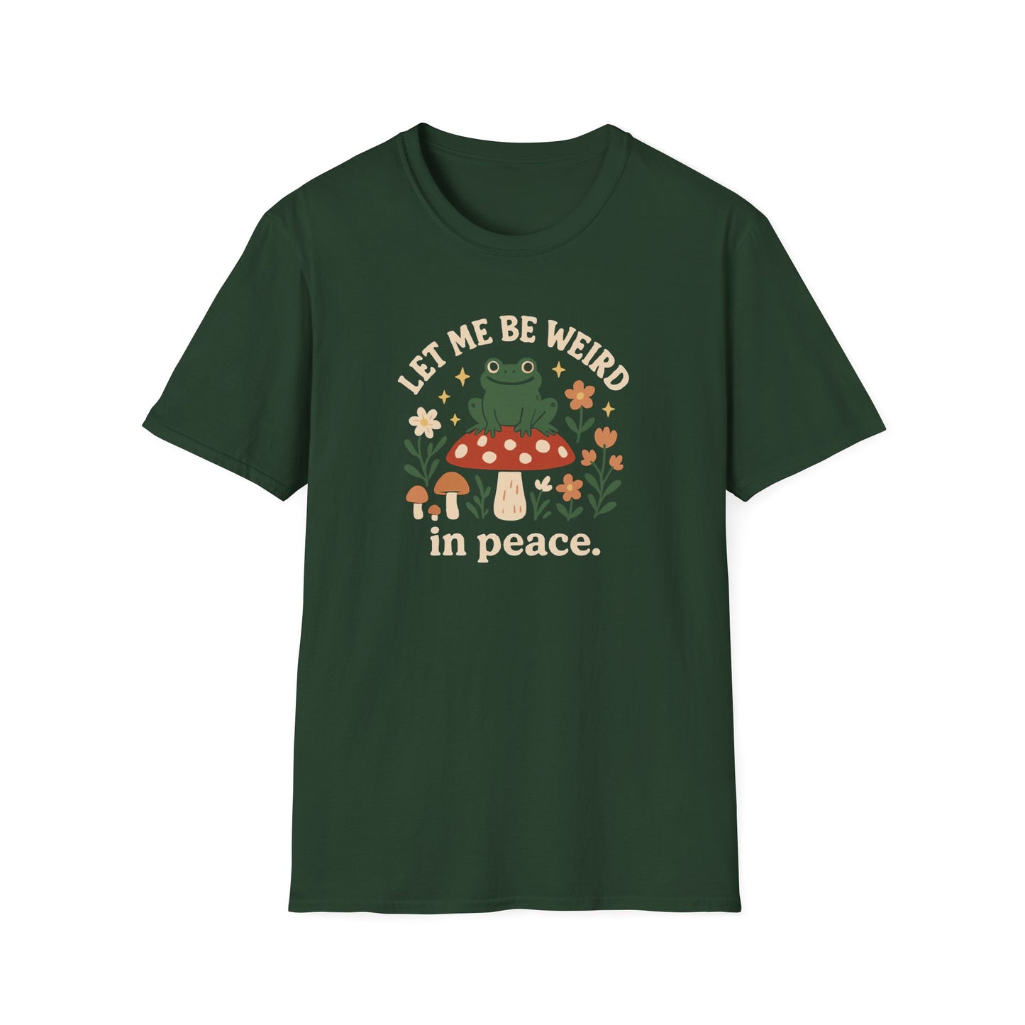 Let Me Be Weird In Peace Frog T Shirt