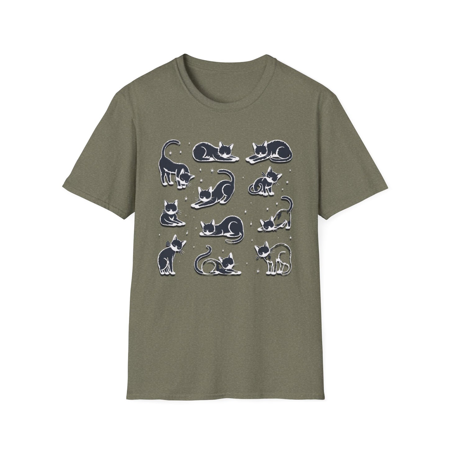 Cats In Playful Postures T Shirt