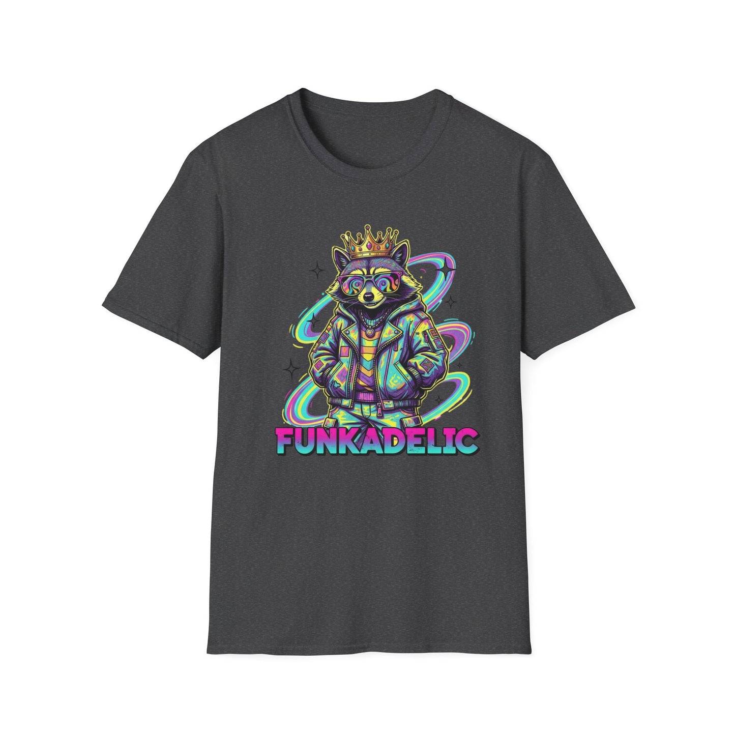 Funkedelic Raccoon With Sunglasses and Jacket T Shirt