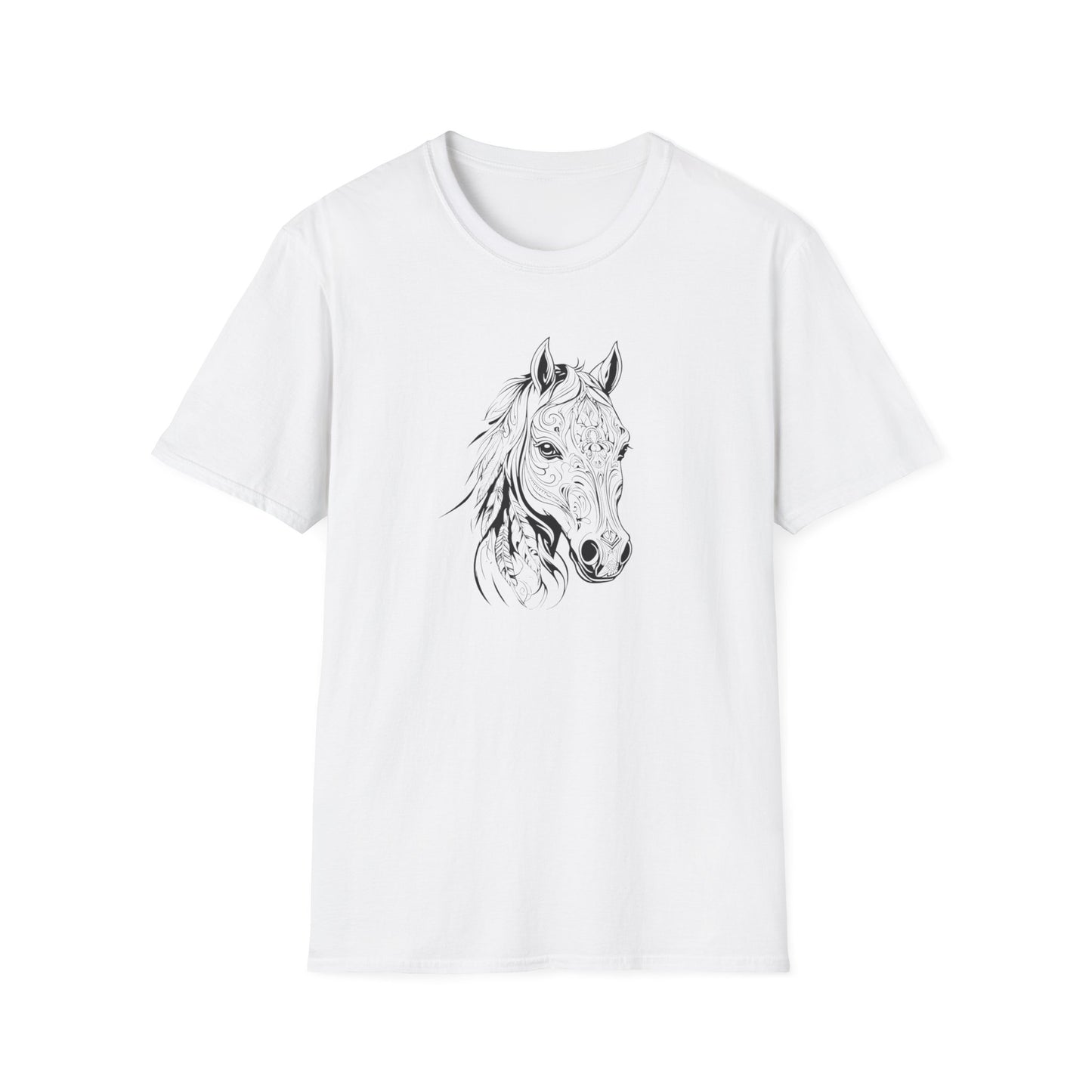 Mandela Horse Head Flowing Mane T Shirt