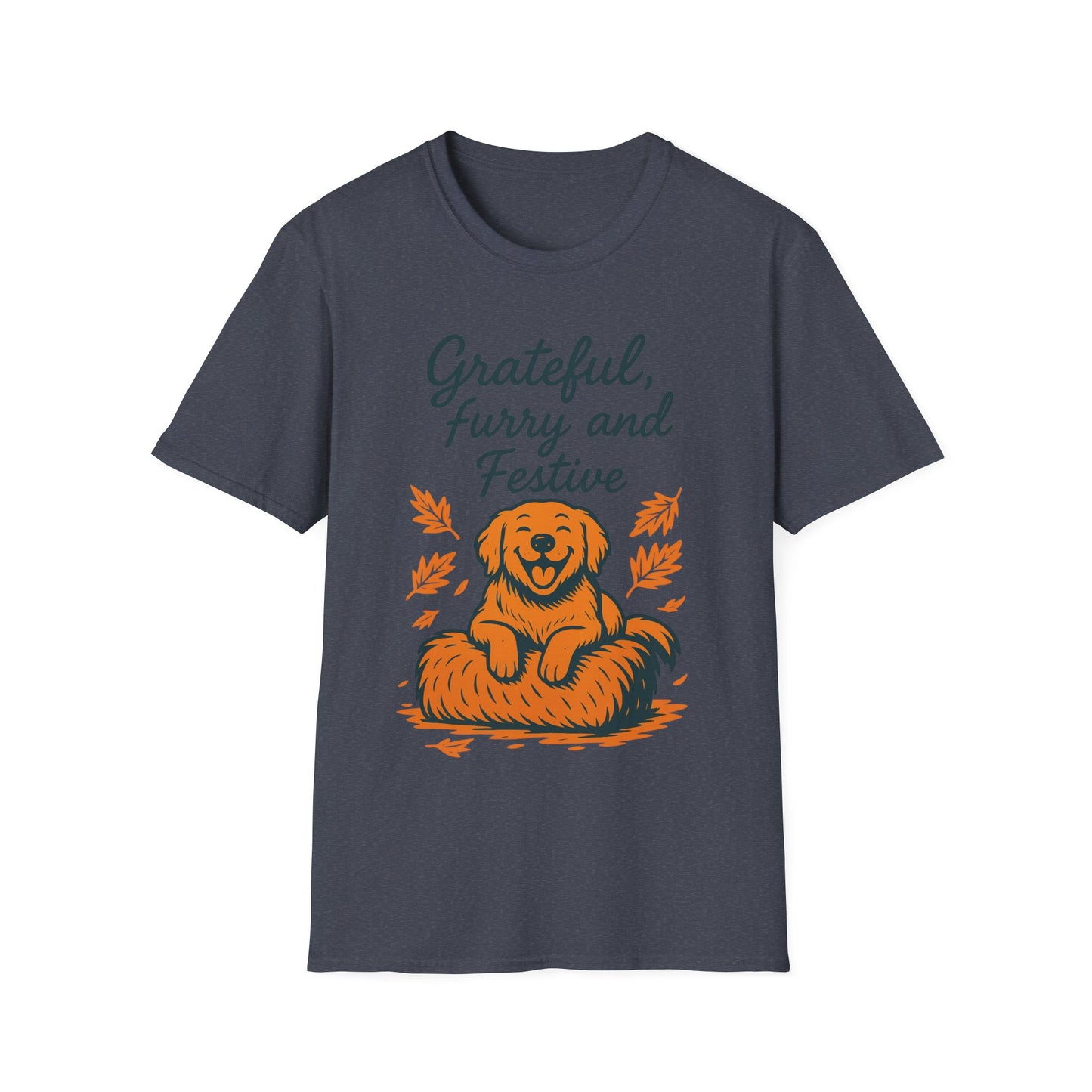 Grateful, Furry and Festive Dog T Shirt