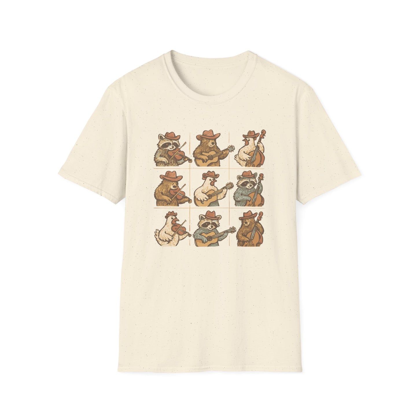 Whimsical Animal Band T-Shirt