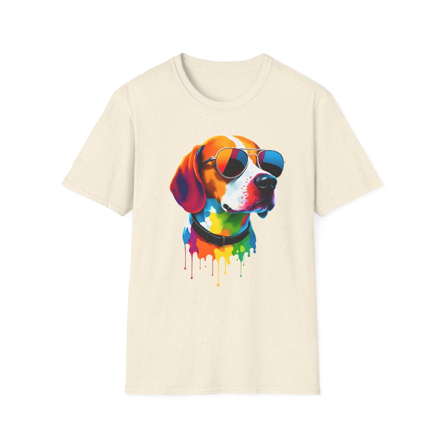 Colorful Image of a Beagle T Shirt