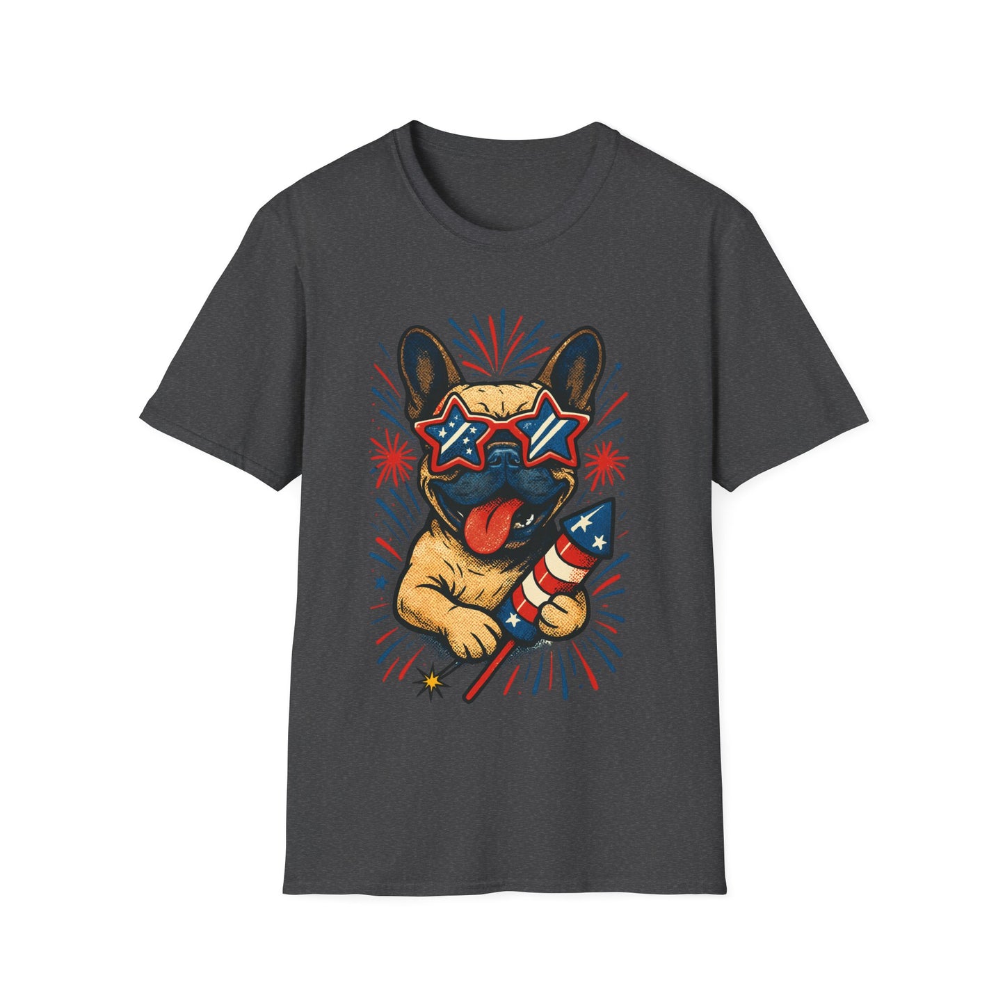 Patriotic French Bulldog T Shirt