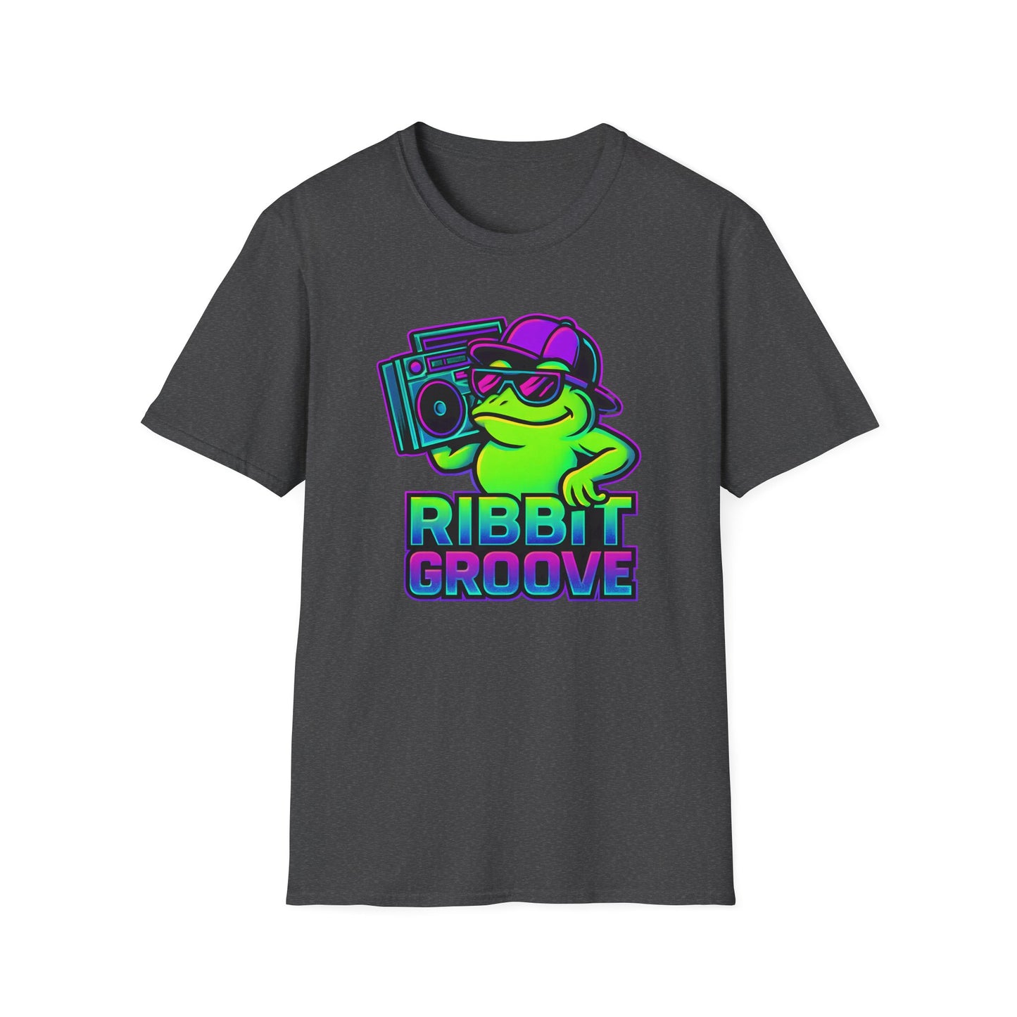 Ribbit Groove Frog With Boom Box T Shirt