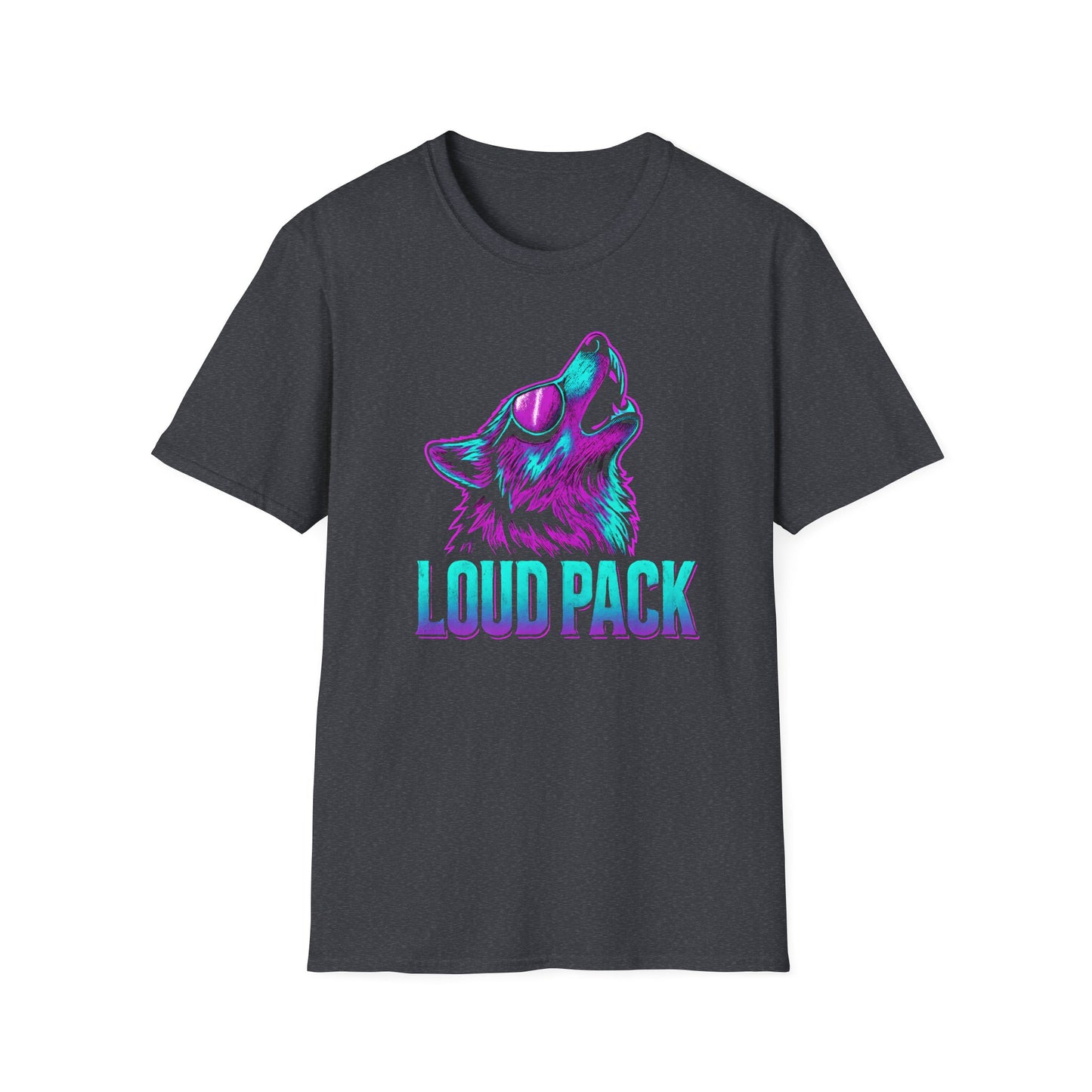 Loud Wolf  Pack T Shirt