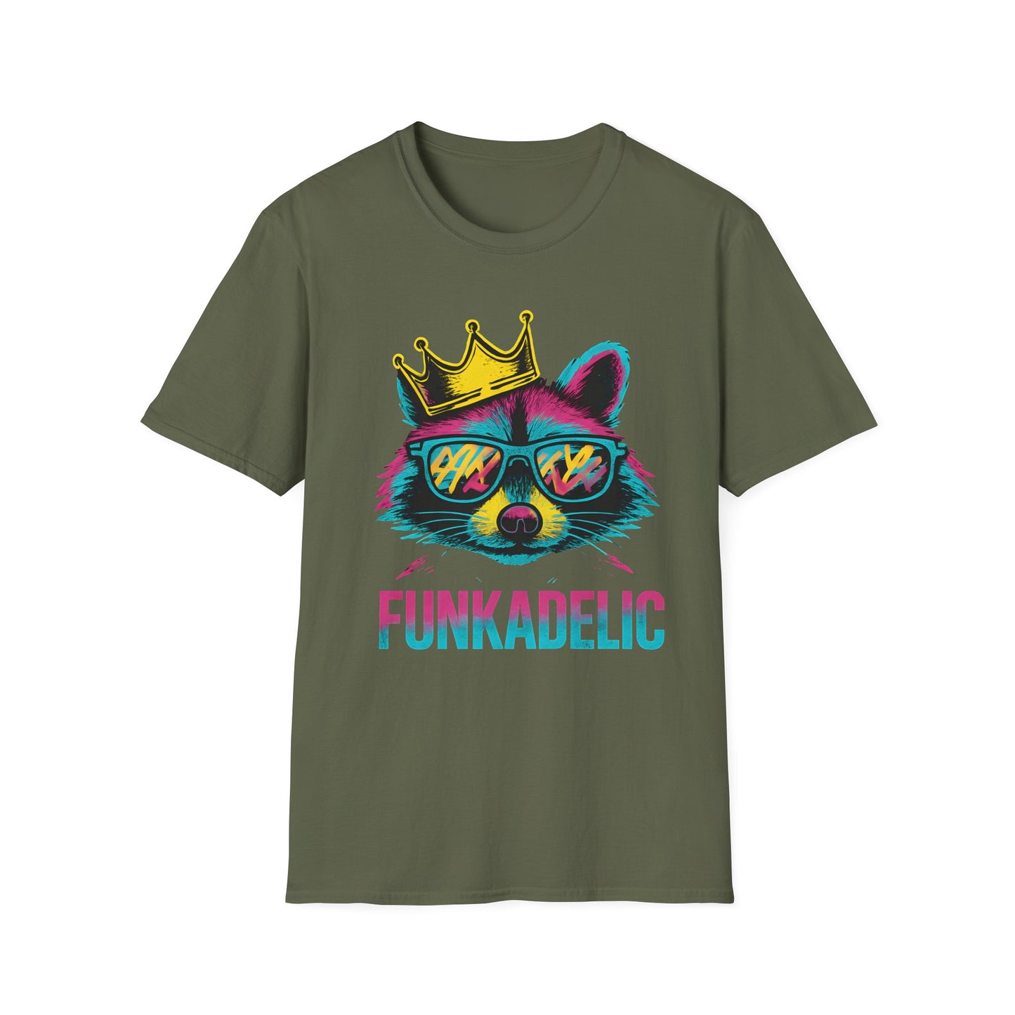 Funkadelic Vivid Colored Raccoon T Shirt