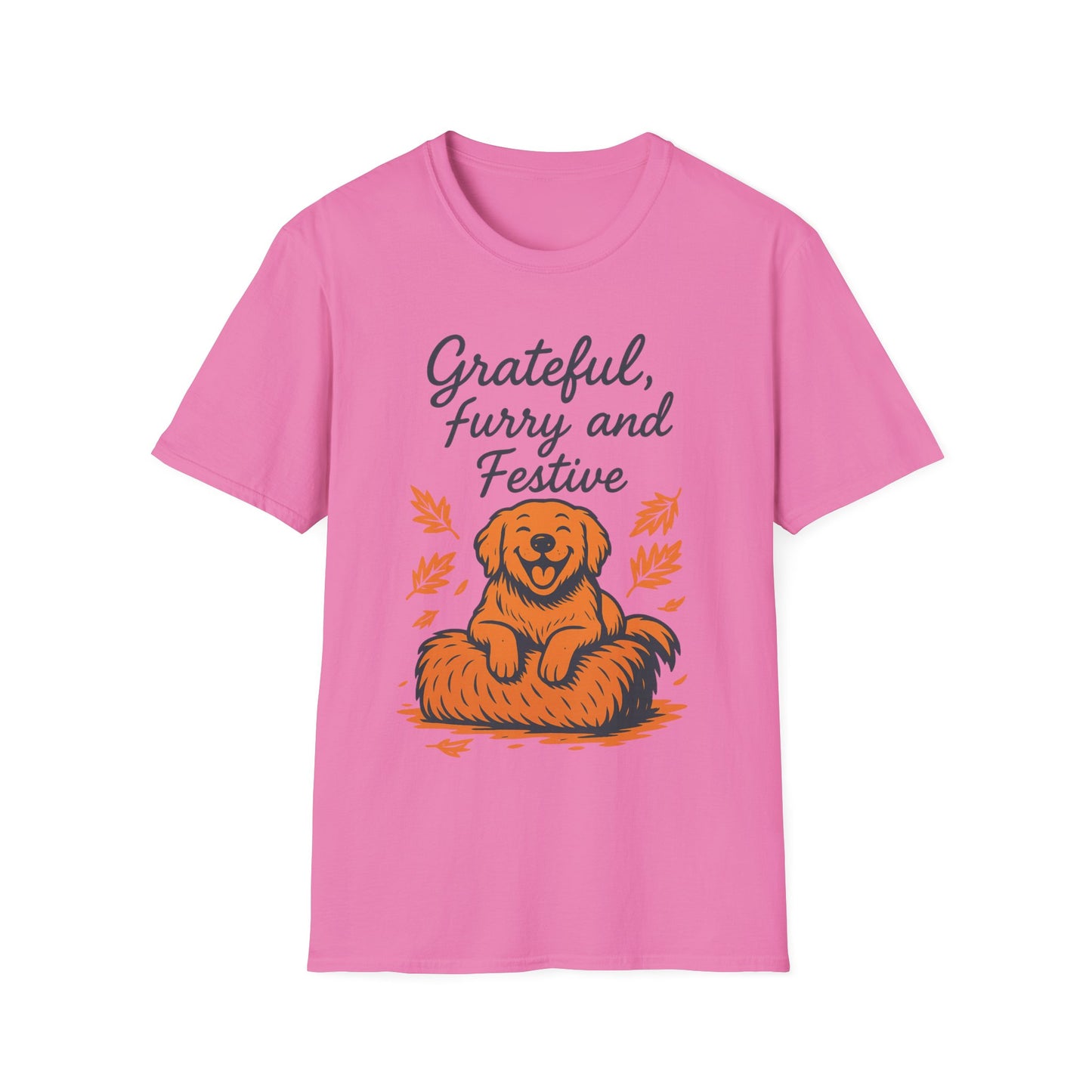 Grateful, Furry and Festive Dog T Shirt