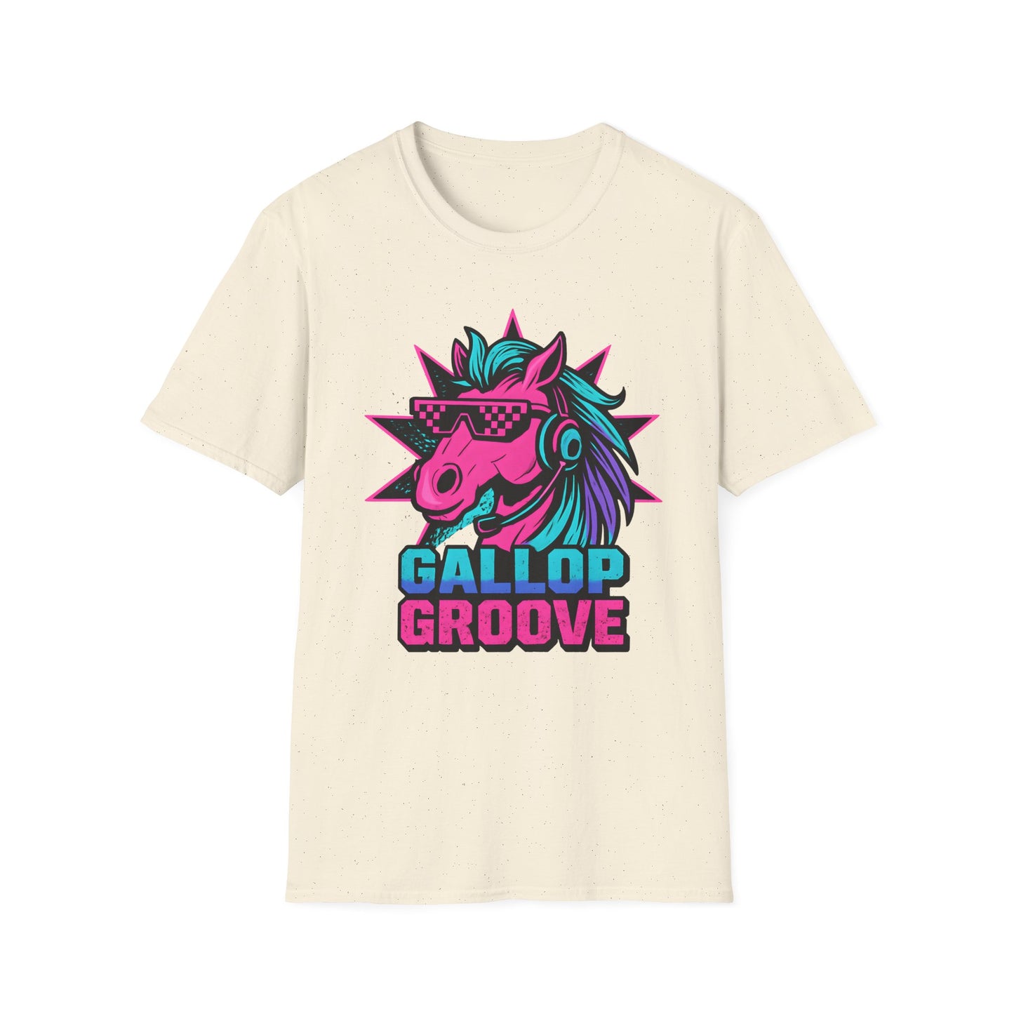 Gallop Groove Vibrant Colors Horse T Shirt