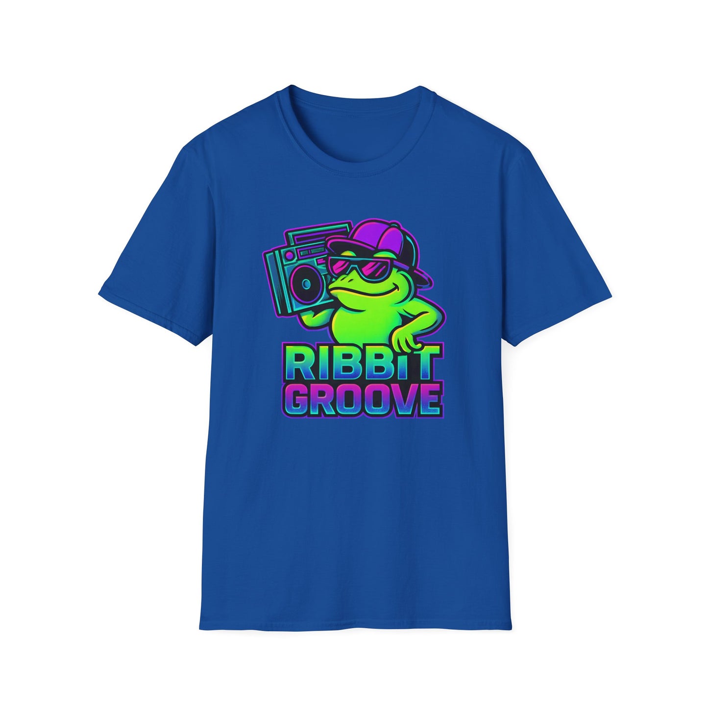 Ribbit Groove Frog With Boom Box T Shirt