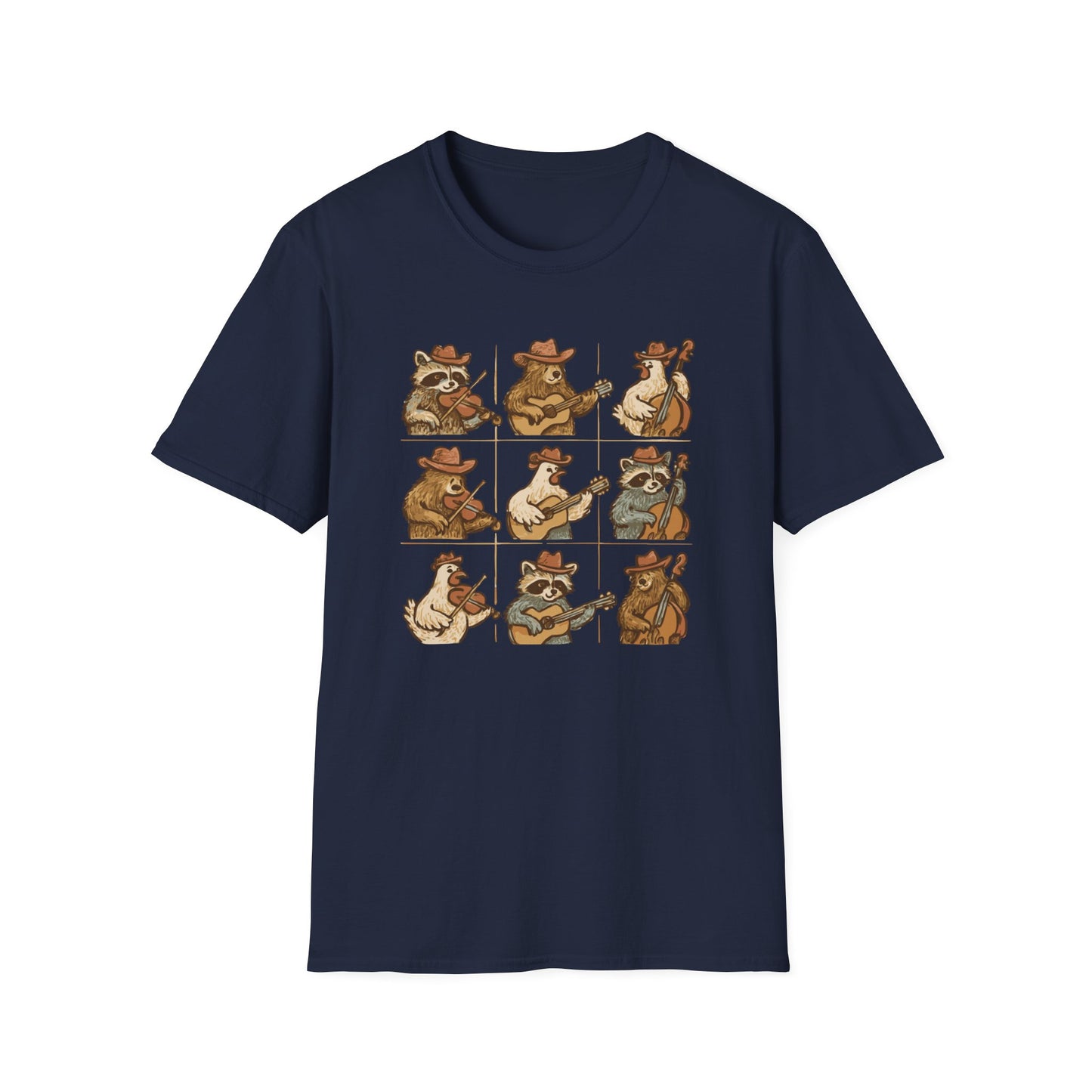 Whimsical Animal Band T-Shirt