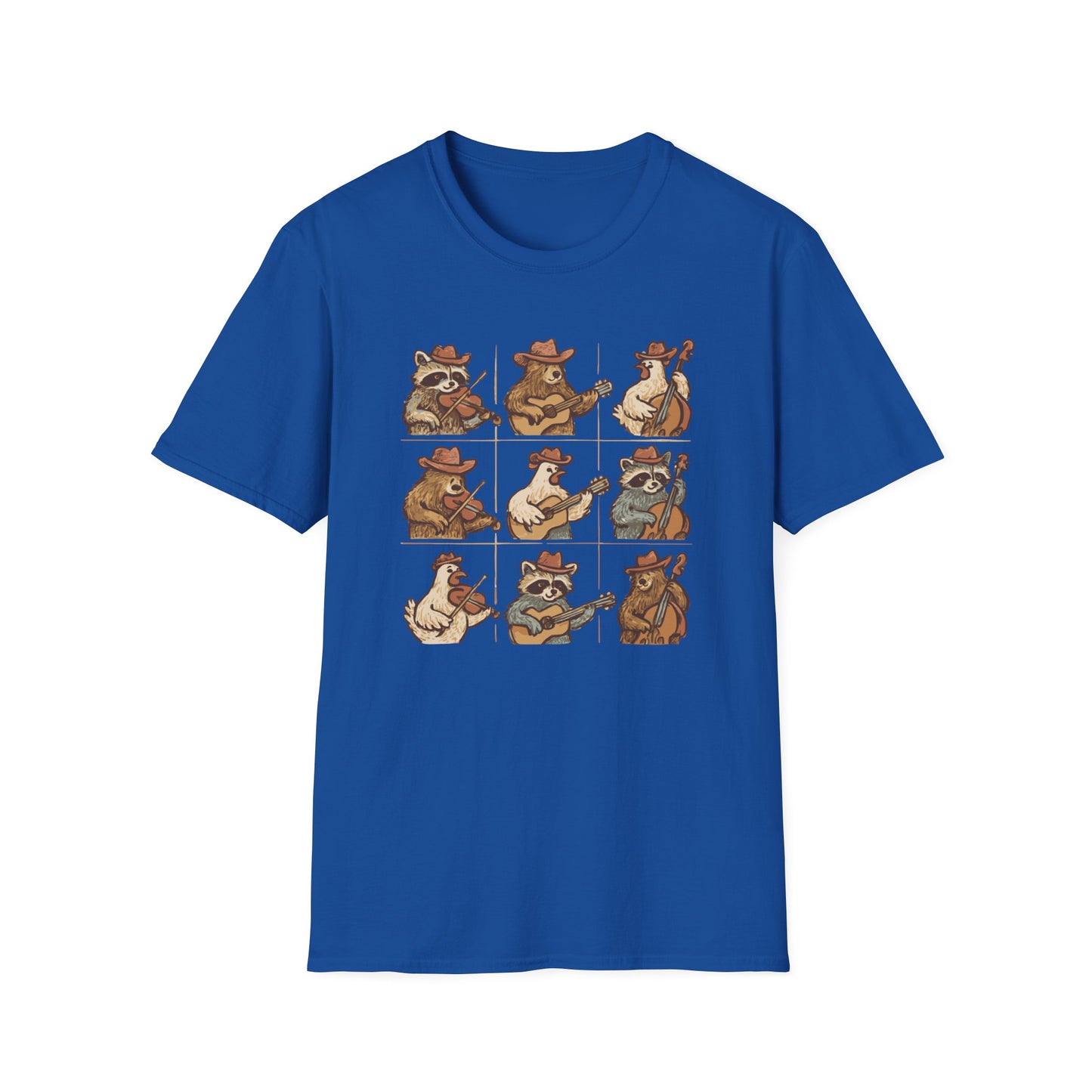 Whimsical Animal Band T-Shirt