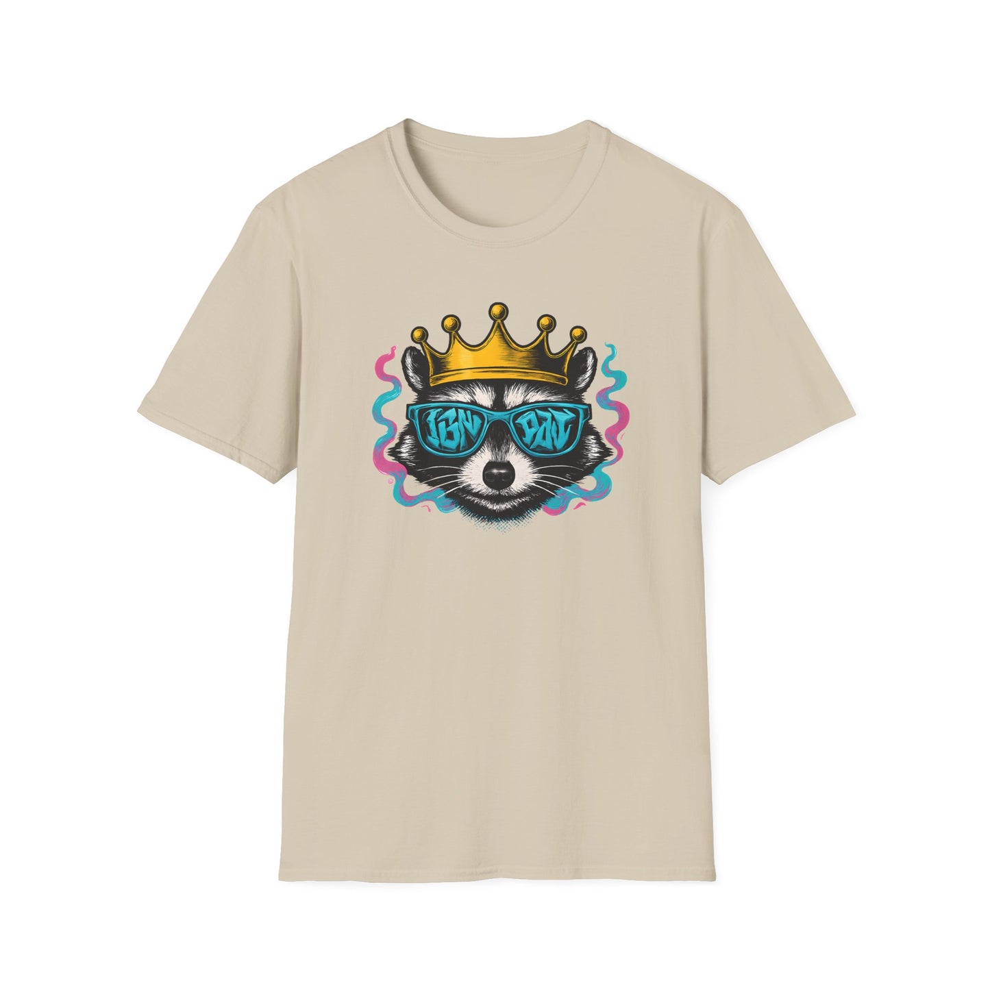 Silly Raccoon With Crown T Shirt