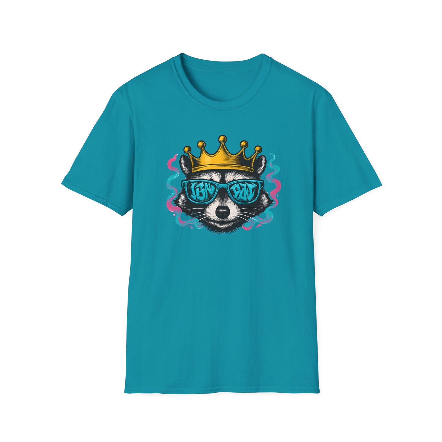 Silly Raccoon With Crown T Shirt