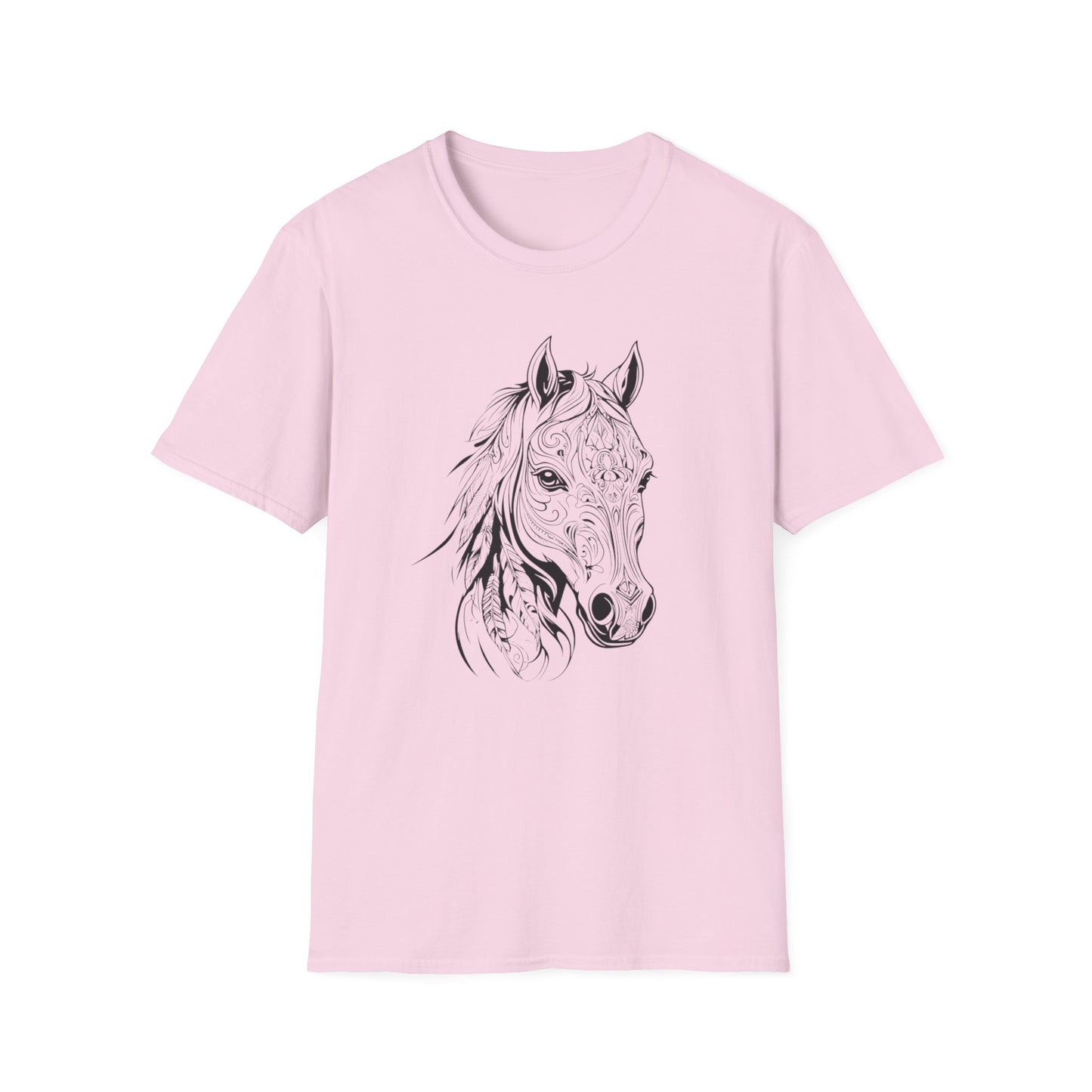 Detailed Mandela Pony Head T Shirt