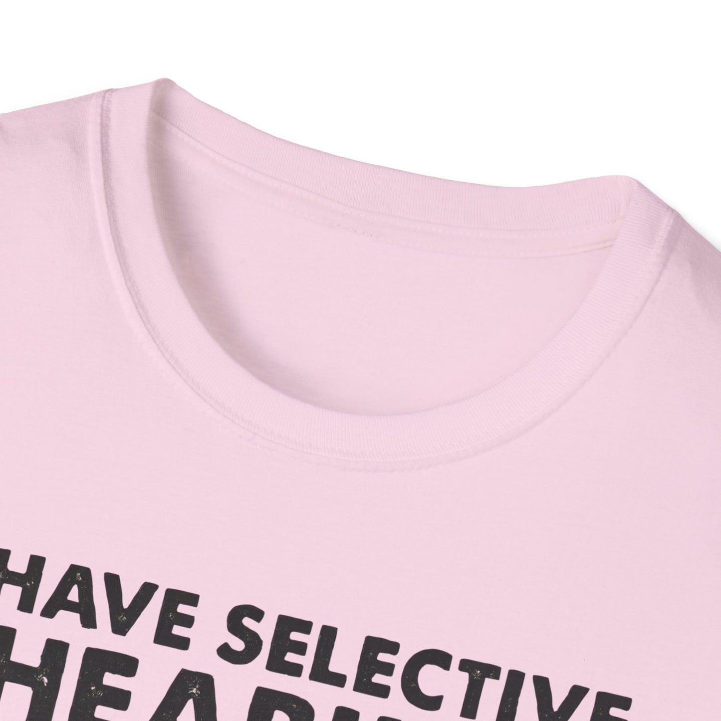 I Have Selective Hearing Cat Grunge Retro T Shirt