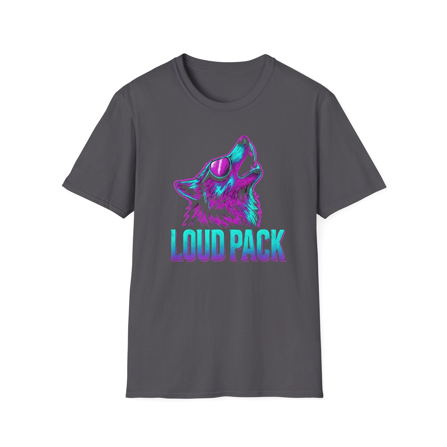 Loud Wolf  Pack T Shirt