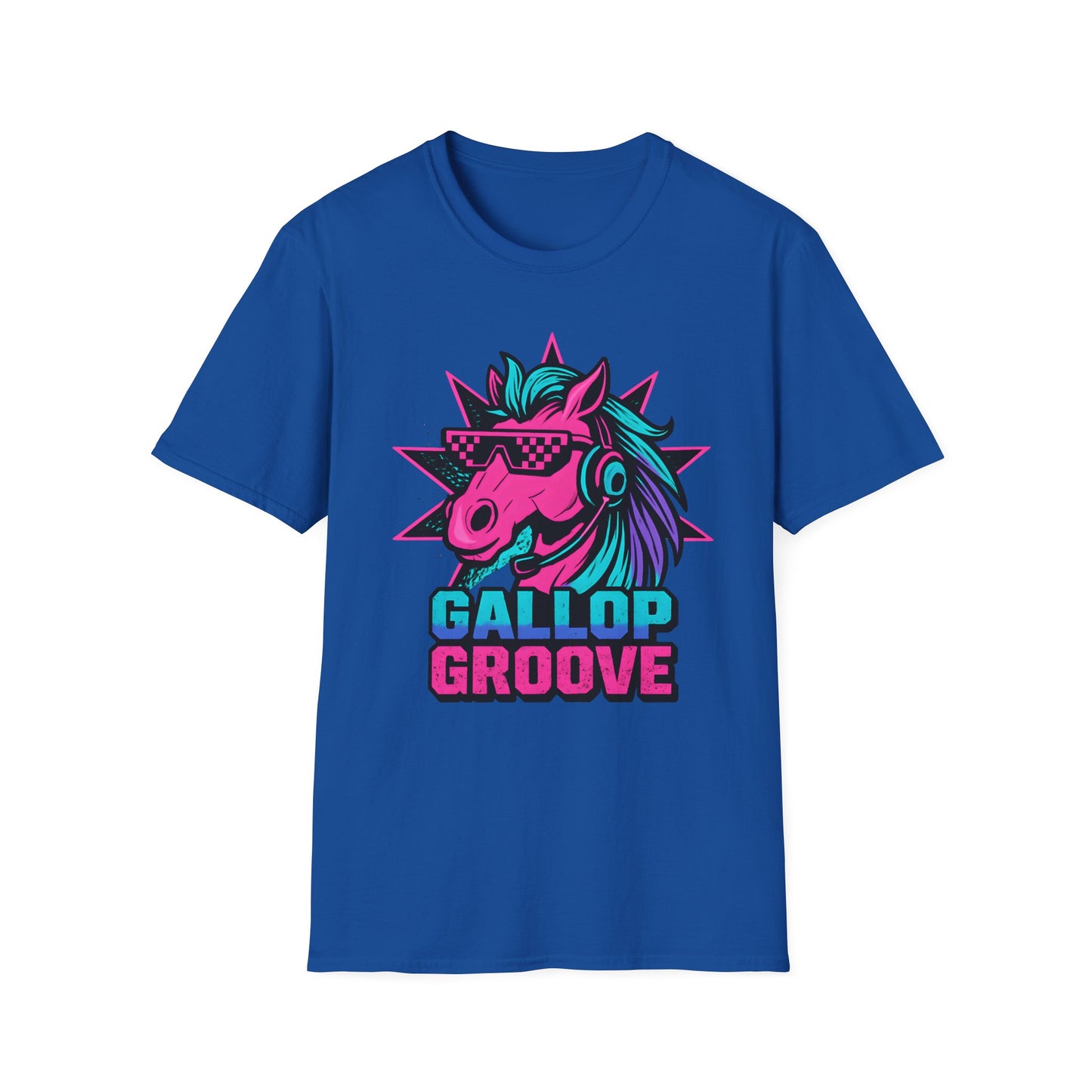 Gallop Groove Vibrant Colors Horse T Shirt