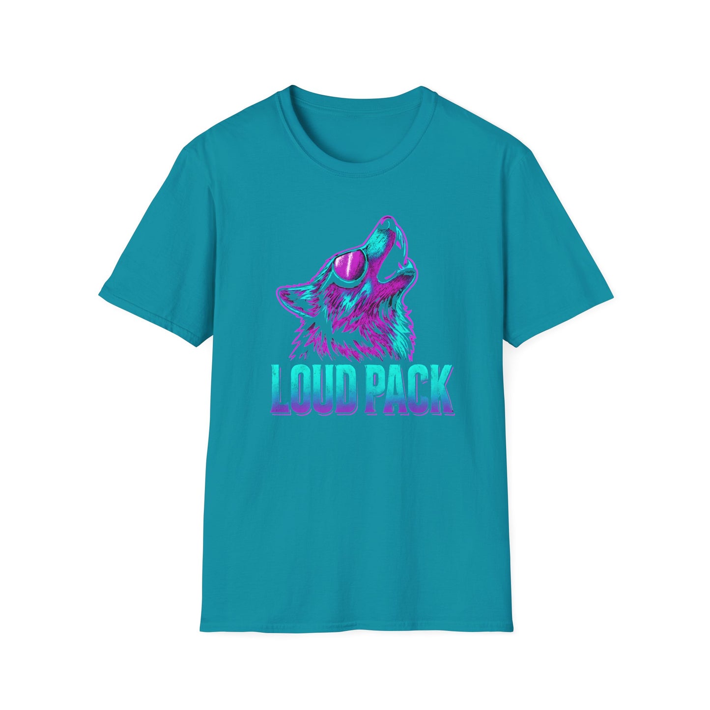 Loud Wolf  Pack T Shirt