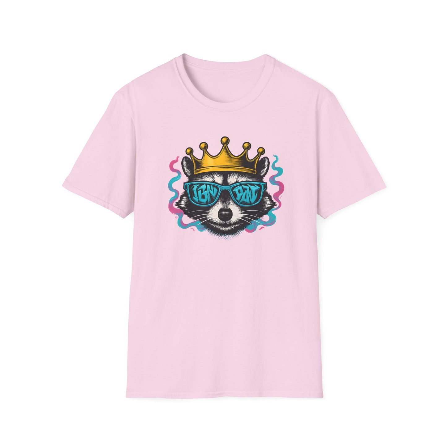 Silly Raccoon With Crown T Shirt