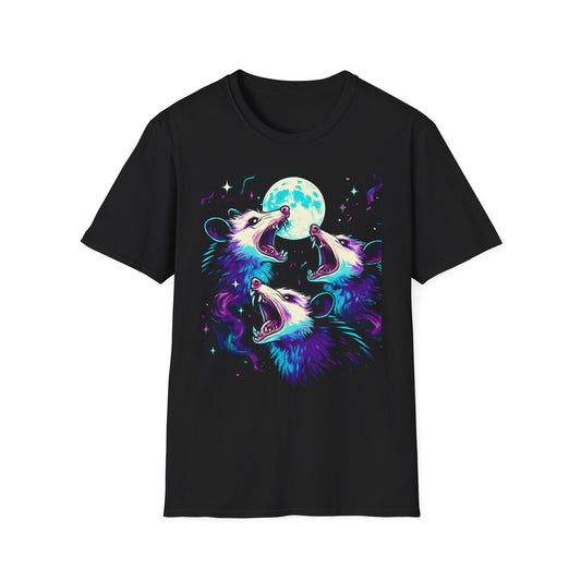 Opossums Howling In The Moonlight T Shirt