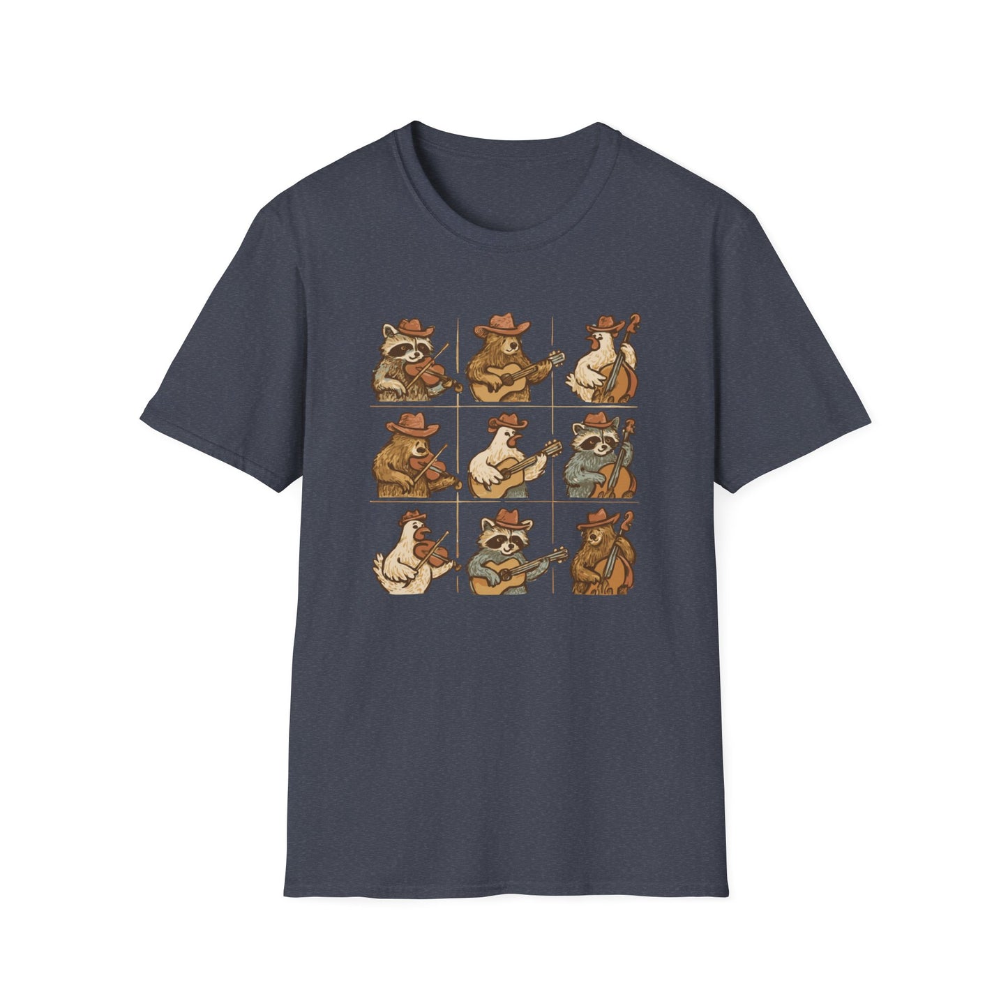Whimsical Animal Band T-Shirt