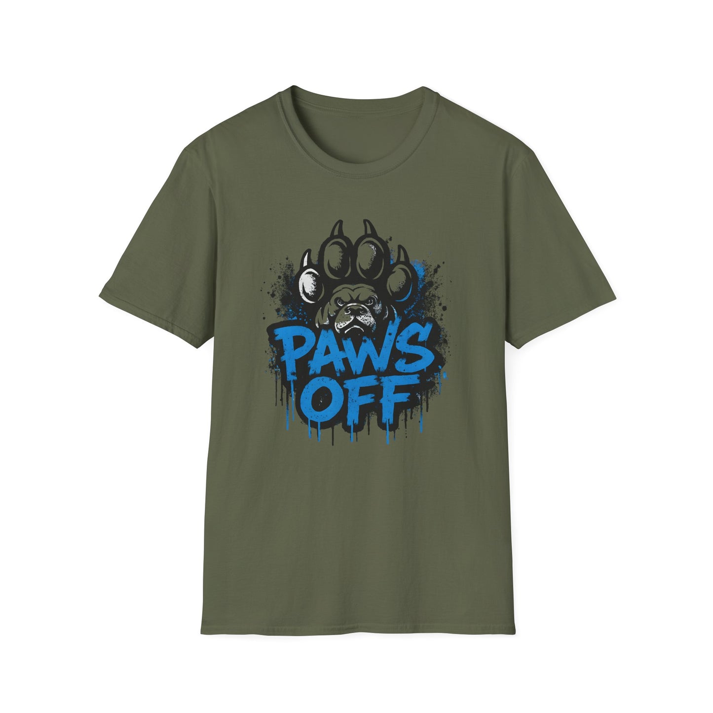 Paws Off Paw Print Gringe T Shirt
