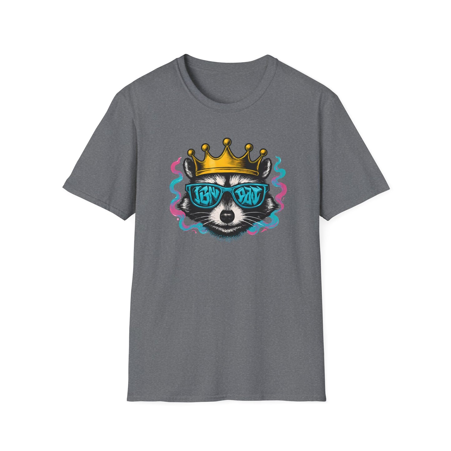 Silly Raccoon With Crown T Shirt