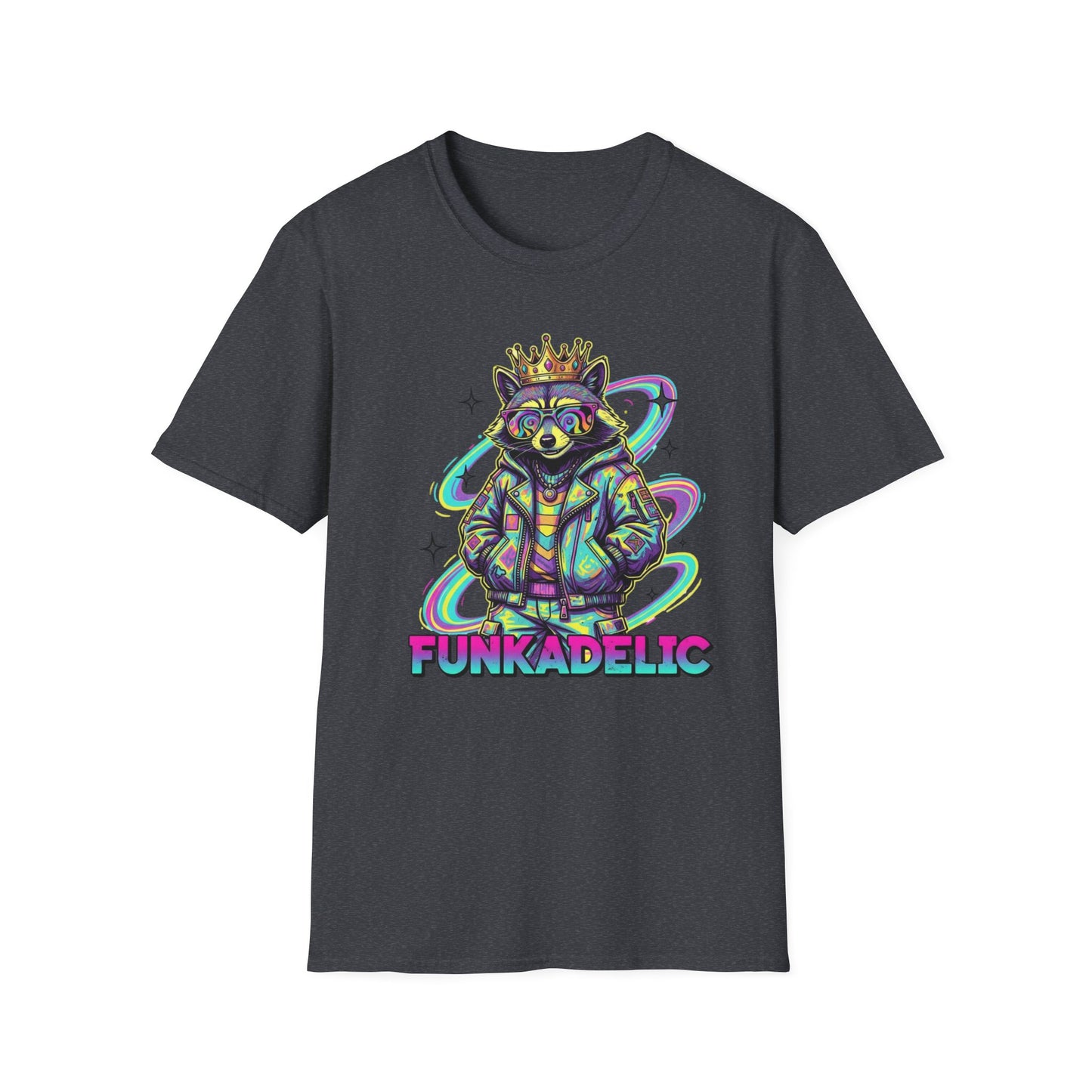 Funkedelic Raccoon With Sunglasses and Jacket T Shirt