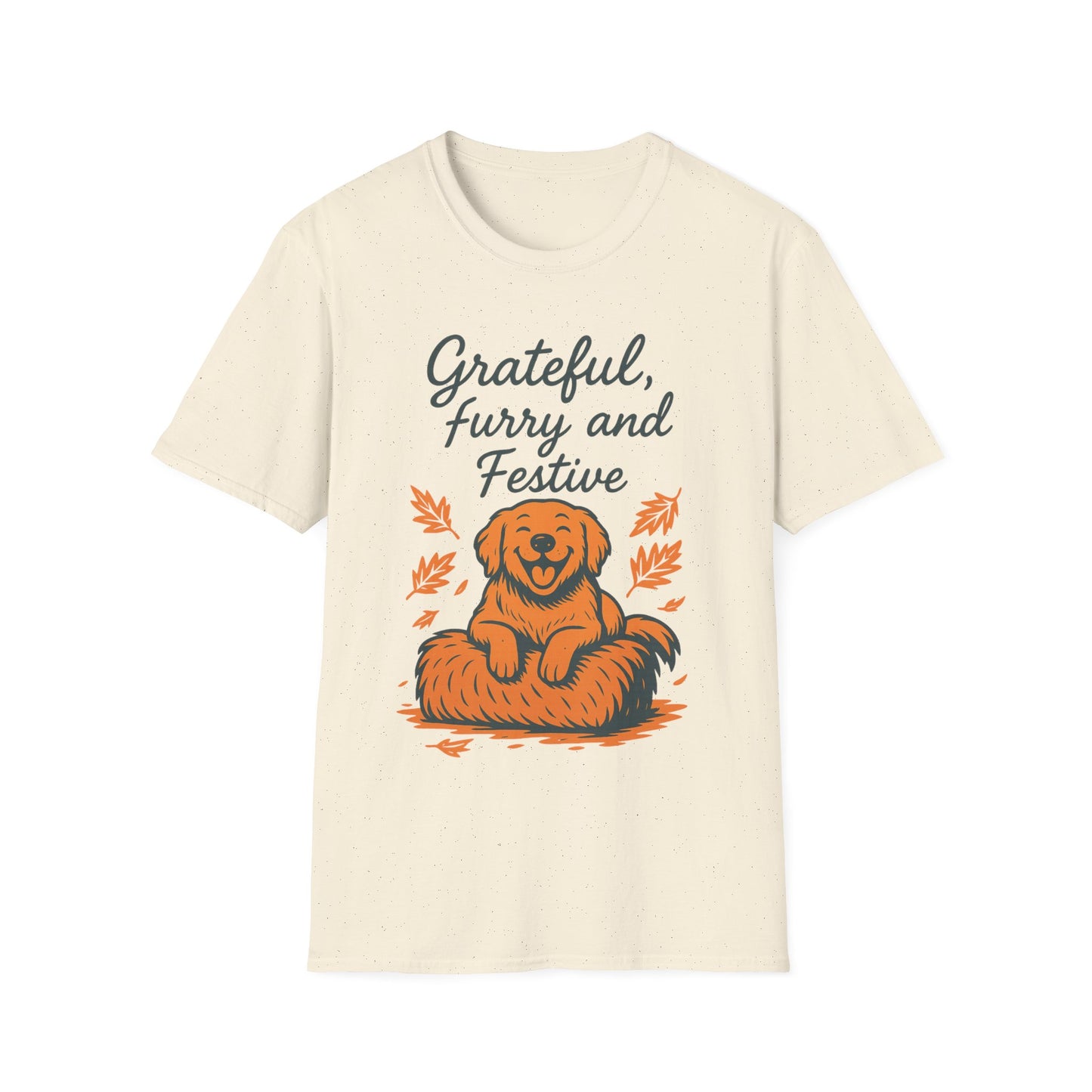 Grateful, Furry and Festive Dog T Shirt