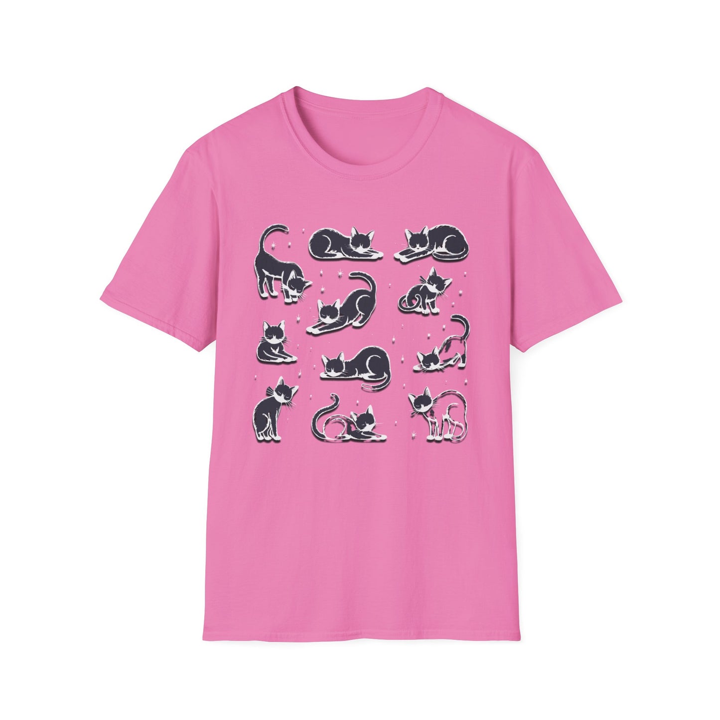 Cats In Playful Postures T Shirt