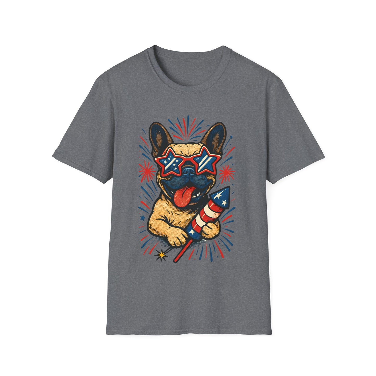 Patriotic French Bulldog T Shirt