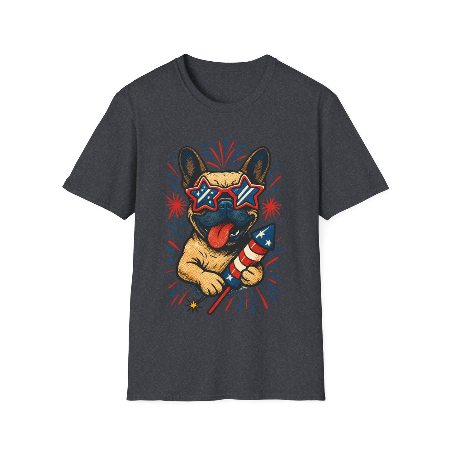Patriotic French Bulldog T Shirt