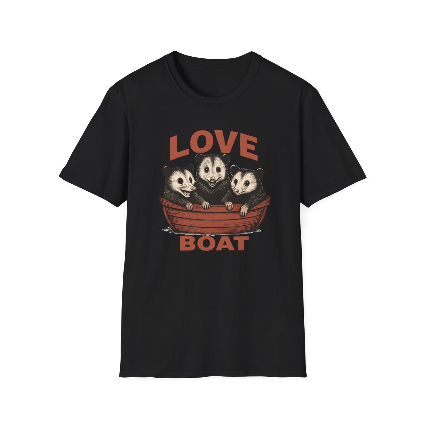 Raccoon  Love Boat T Shirt