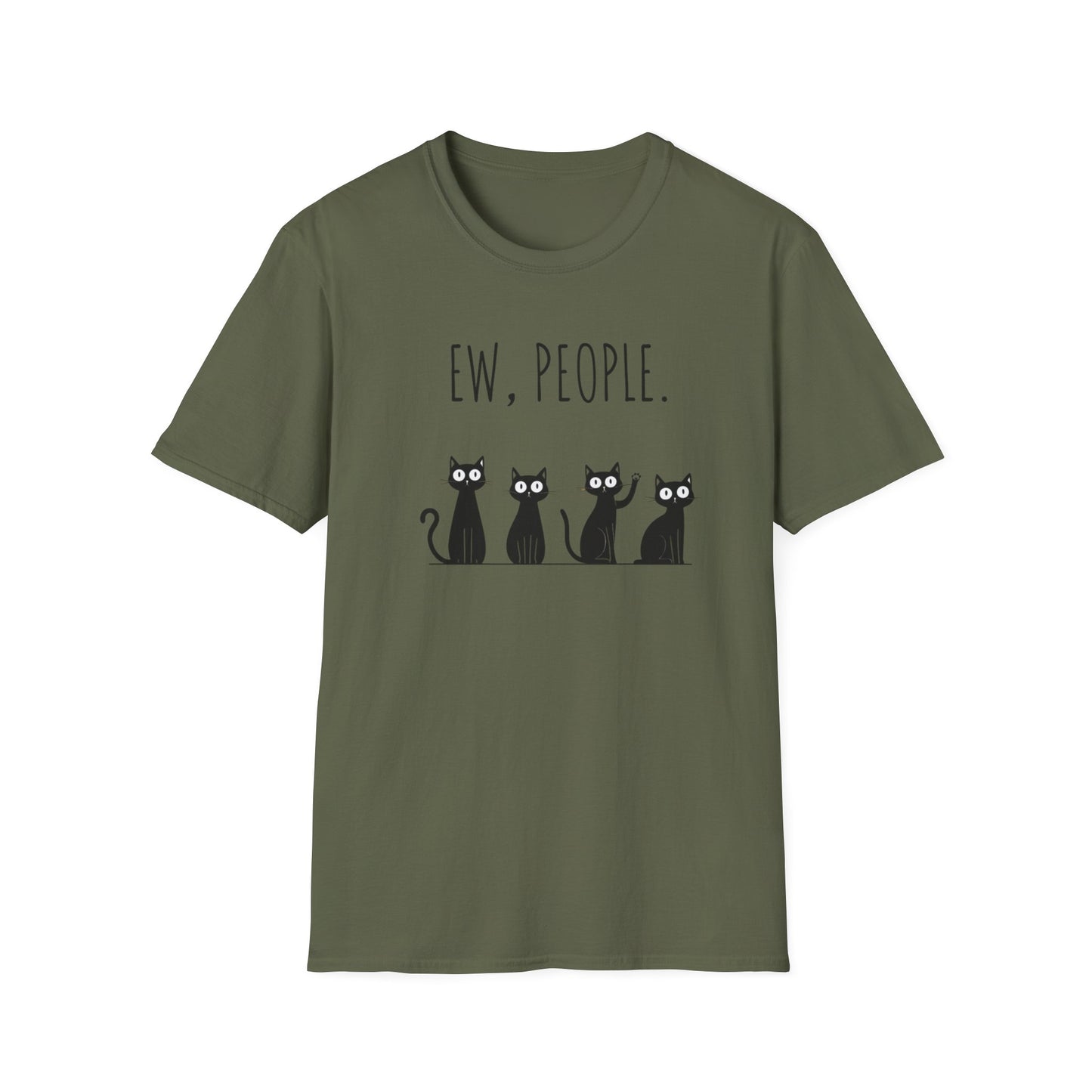 Ew People With Black Cats T Shirt