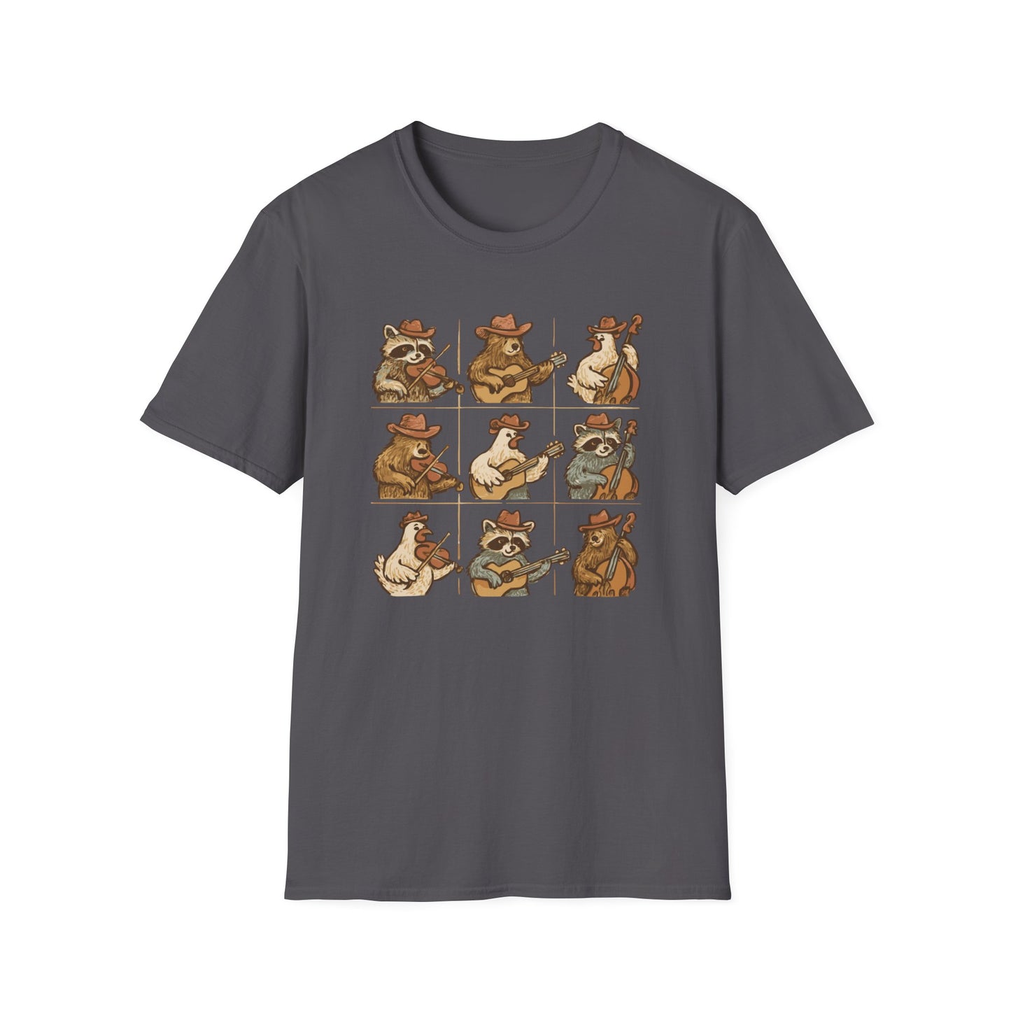 Whimsical Animal Band T-Shirt